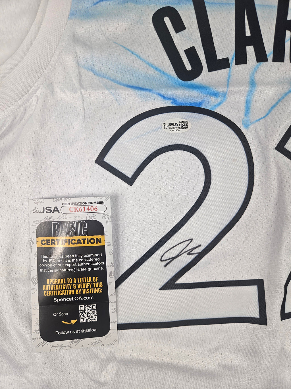 Jaylen Clark Signed Autographed Minnesota Timberwolves Jersey JSA COA
