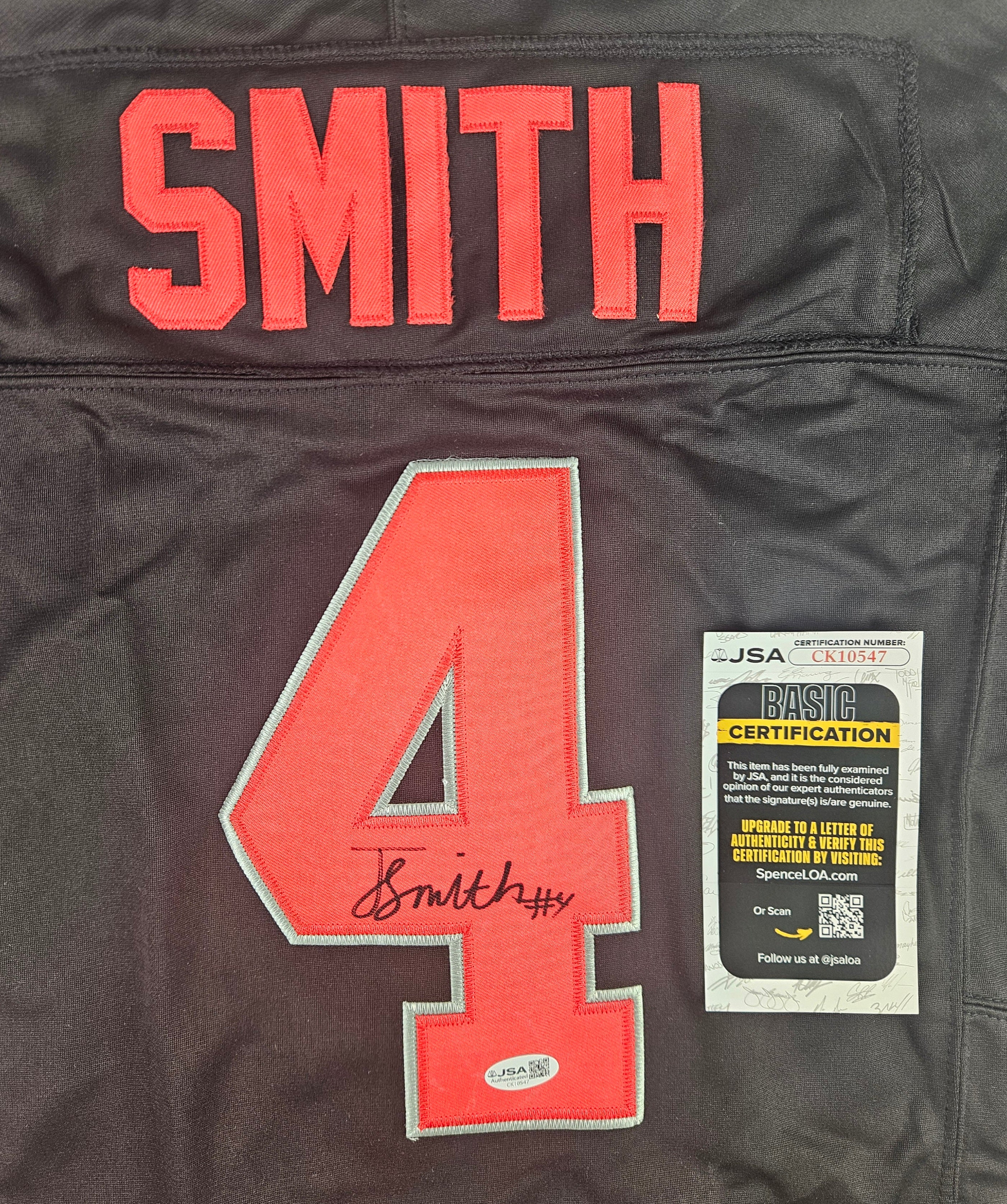 Jeremiah Smith Signed Autographed Ohio State Buckeyes Jersey JSA COA