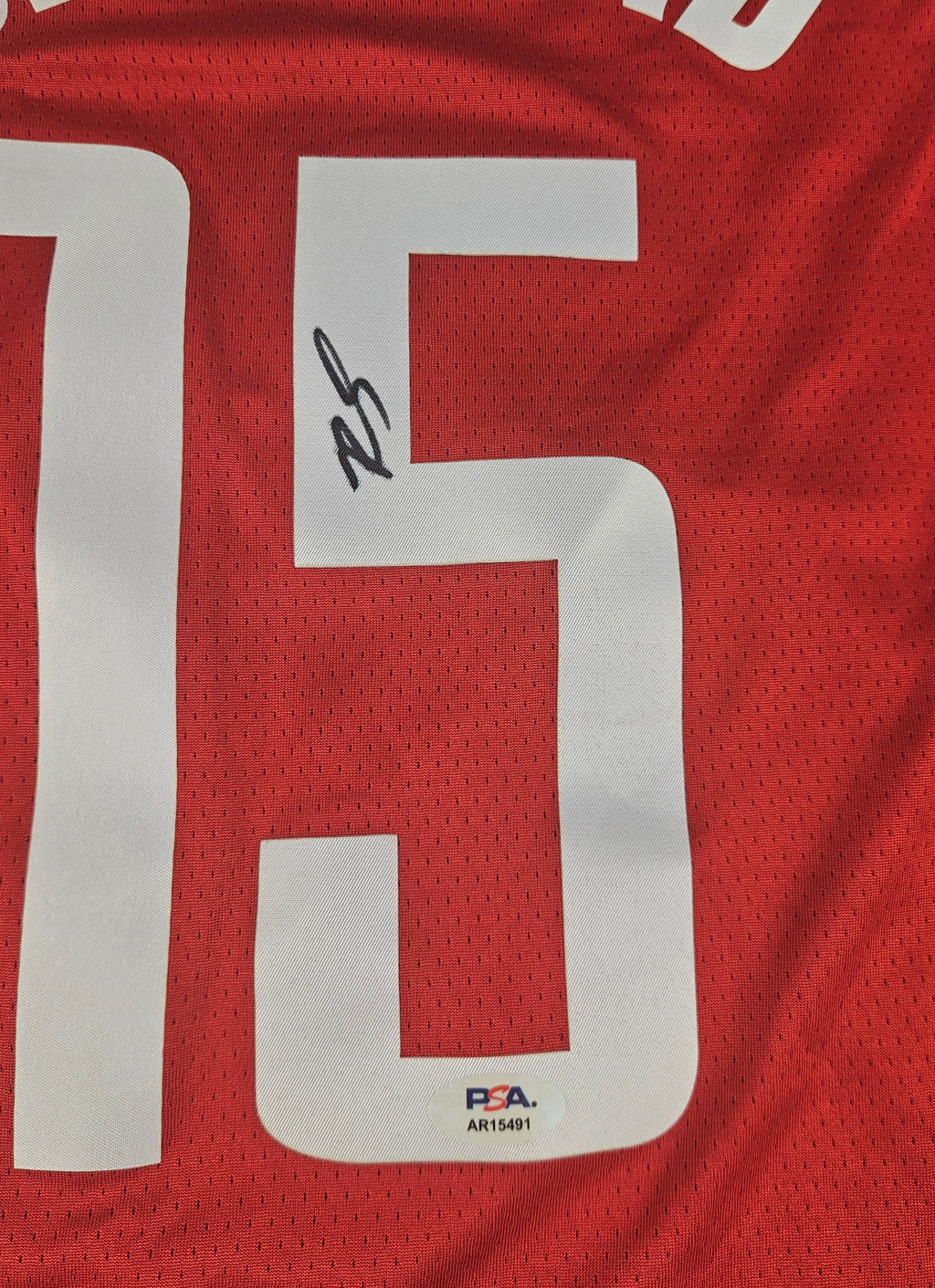 Reed Sheppard Signed Autographed Houston Rockets Jersey PSA Certified