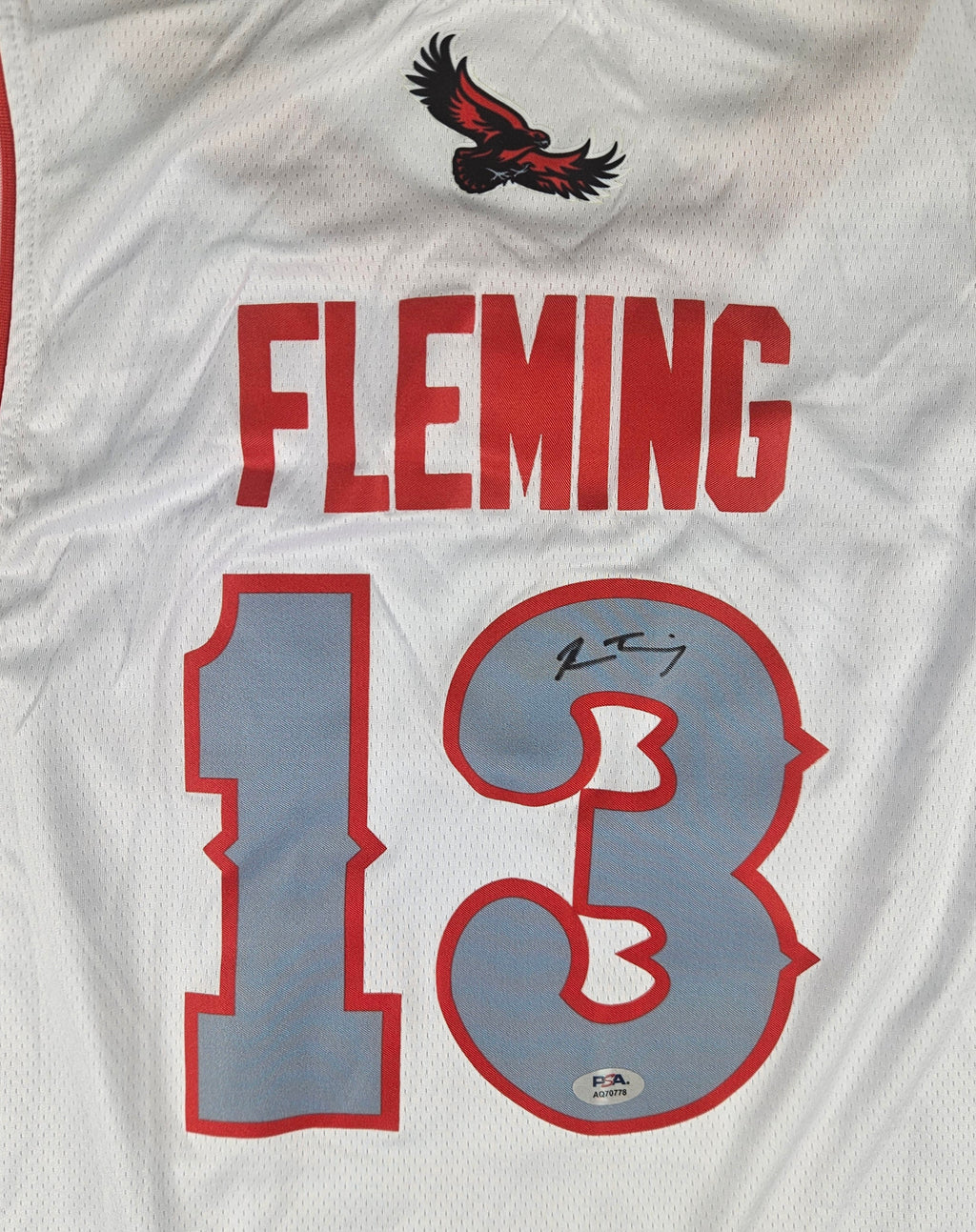 Rasheer Fleming Signed Autographed Saint Joseph's Hawks Jersey PSA Certified