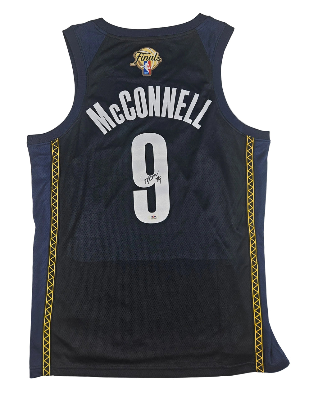 TJ McConnell Signed Autographed Indiana Pacers Black Jersey PSA Certified