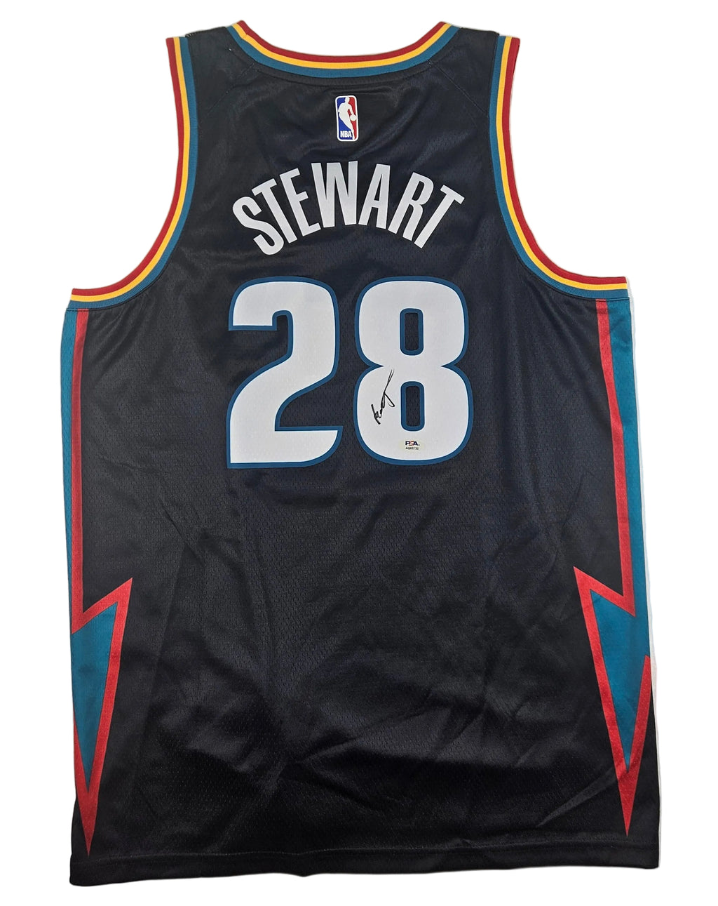 Isaiah Stewart Signed Autographed Detroit Pistons Jersey PSA Certified