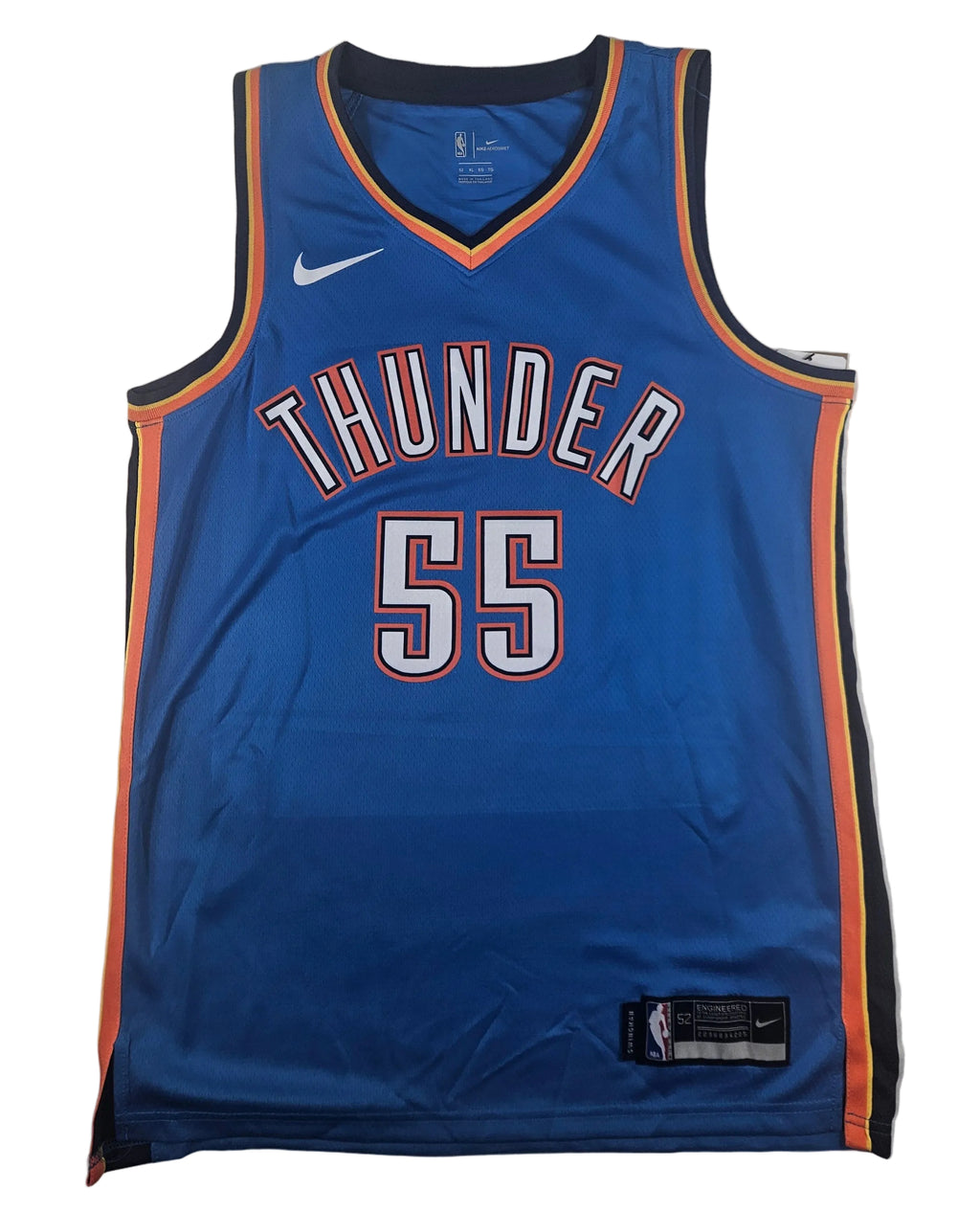 Isaiah Hartenstein Signed Autographed Oklahoma City Thunder Jersey PSA Certified