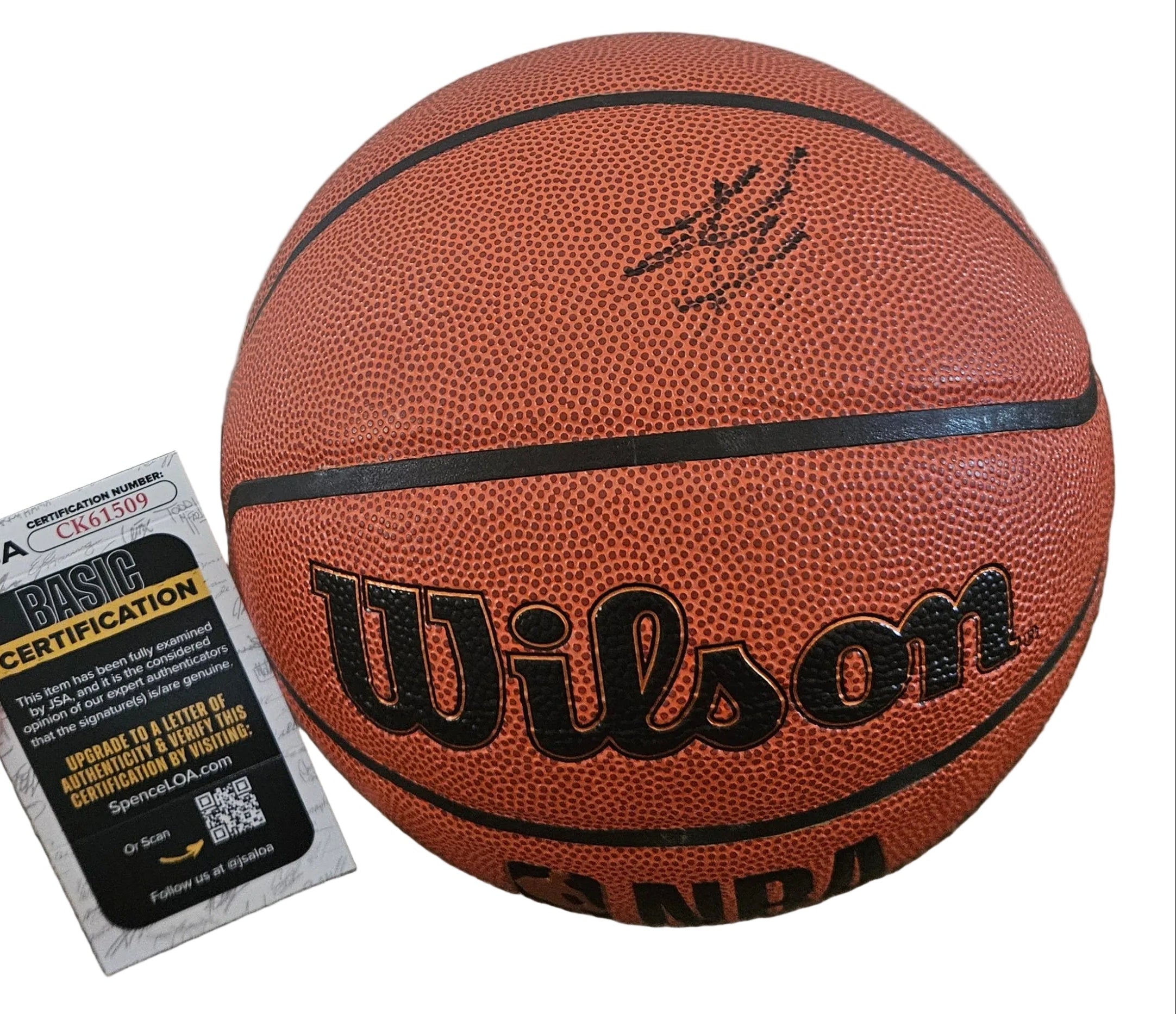 Brandin Podziemski Golden State Signed Autographed Basketball JSA COA