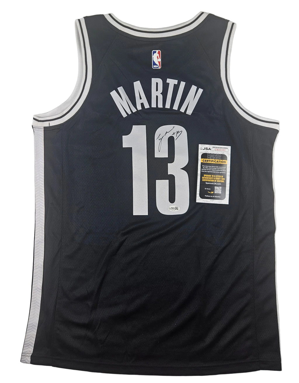 Tyrese Martin Signed Autographed Jersey Brooklyn Nets JSA COA