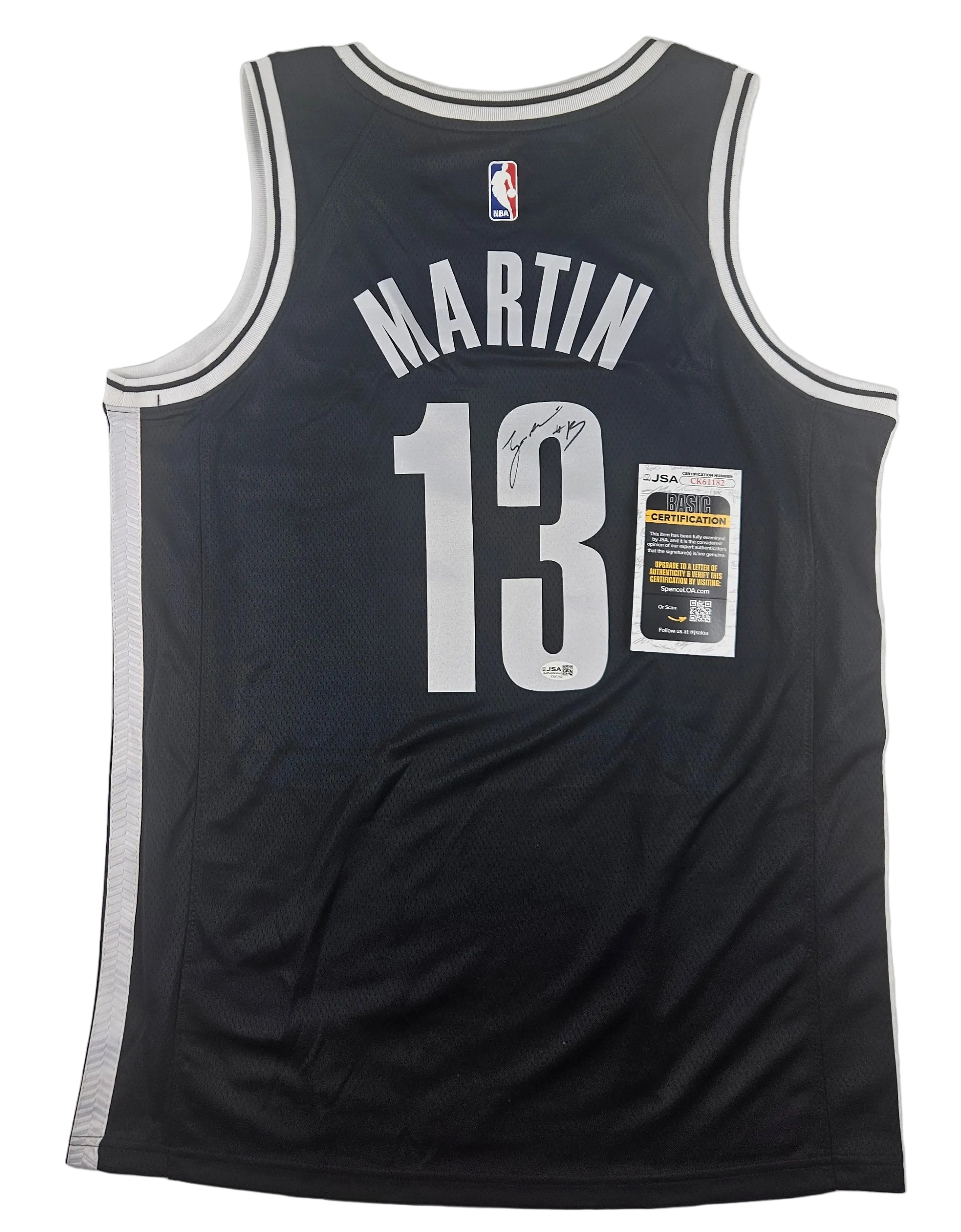 Tyrese Martin Signed Autographed Jersey Brooklyn Nets JSA COA