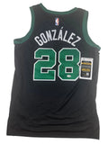 Hugo Gonzalez Signed Autographed Boston Celtics Jersey JSA COA