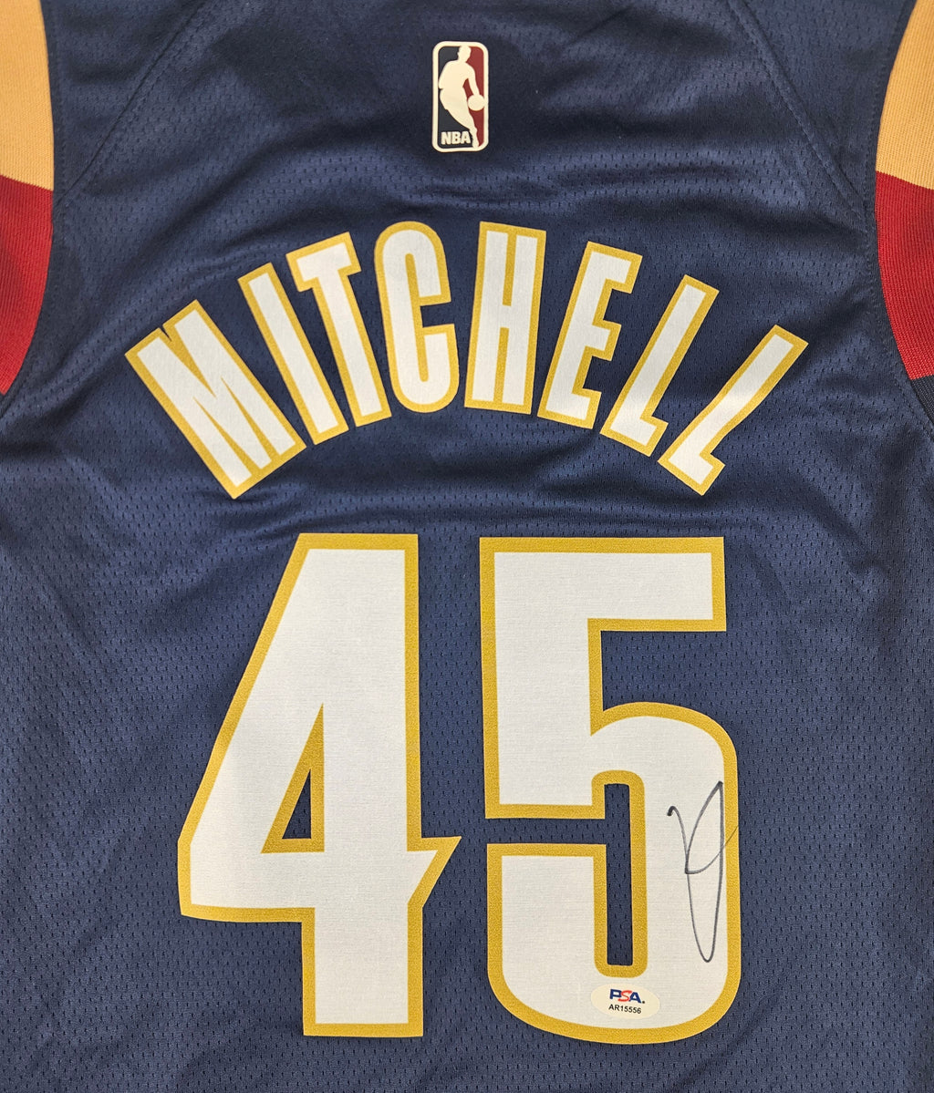 Donovan Mitchell Signed Autographed Cleveland Cavaliers Jersey PSA Certified