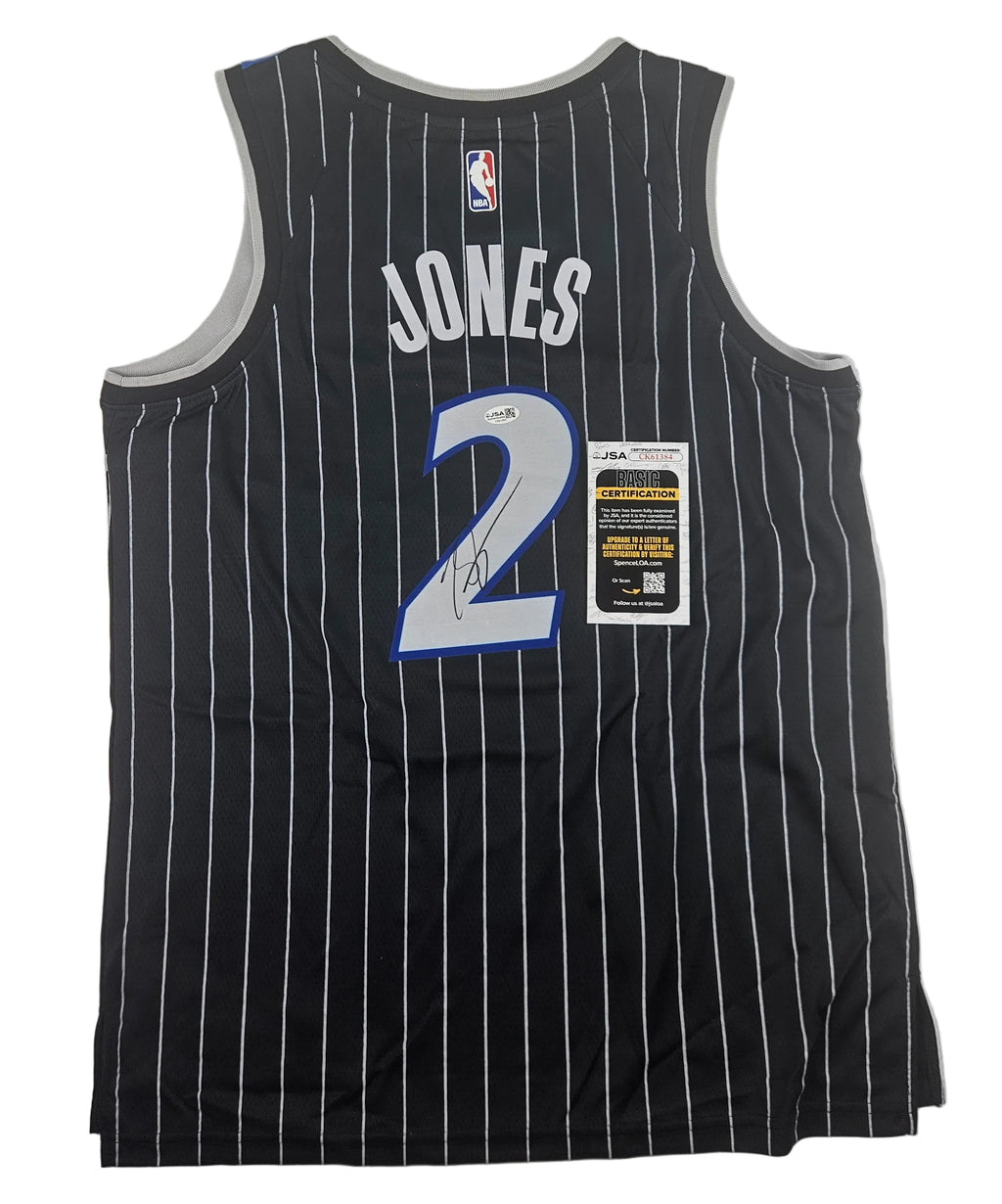 Tyus Jones Signed Autographed Orlando Magic Jersey JSA COA