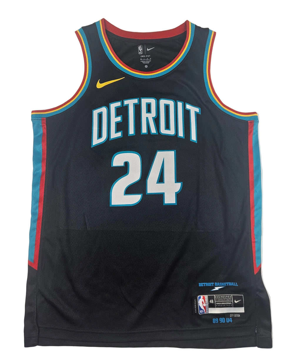 Daniss Jenkins Signed Autographed Detroit Pistons Jersey PSA Certified