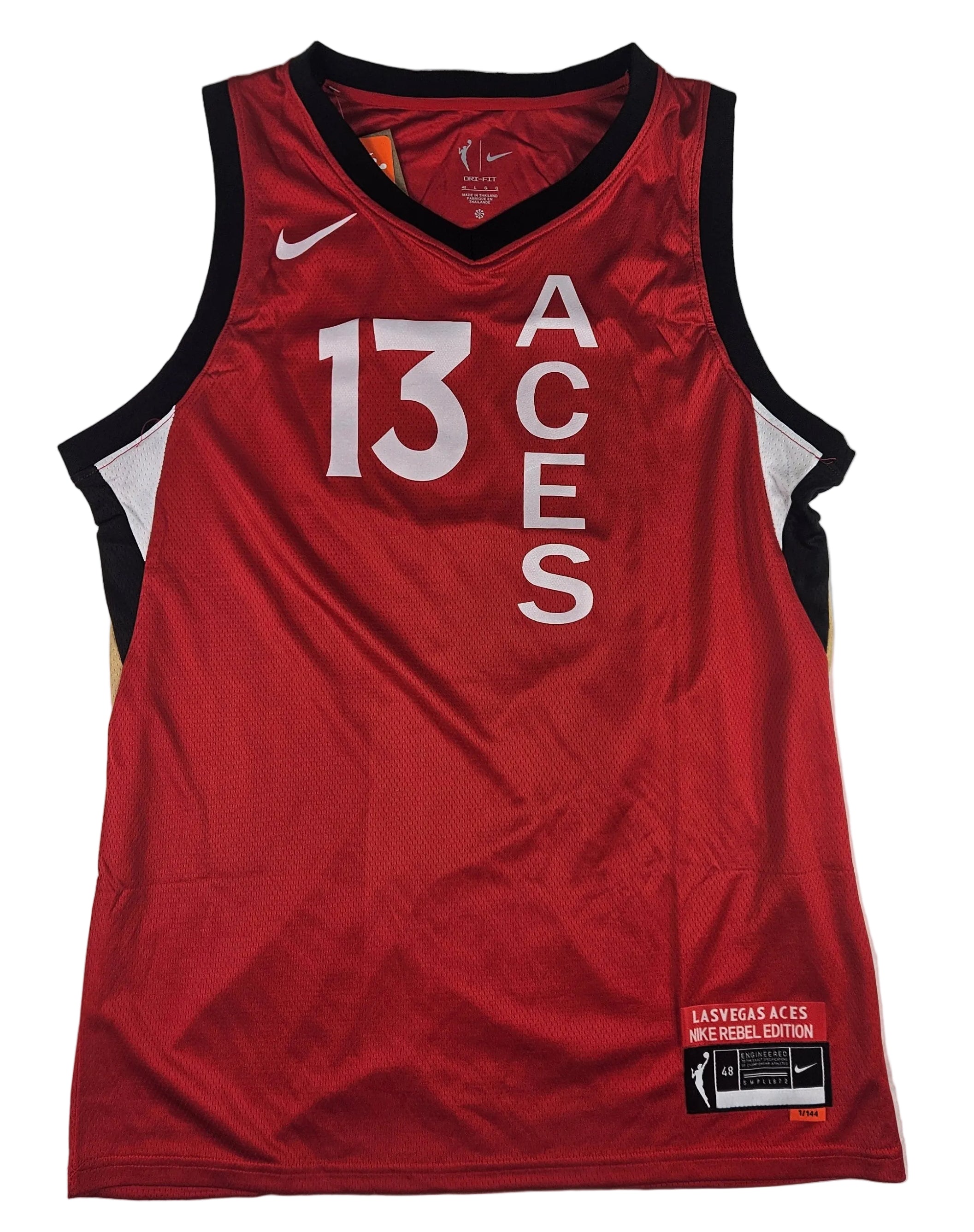 Justine Pissott Signed Autographed Las Vegas Aces Wnba Jersey