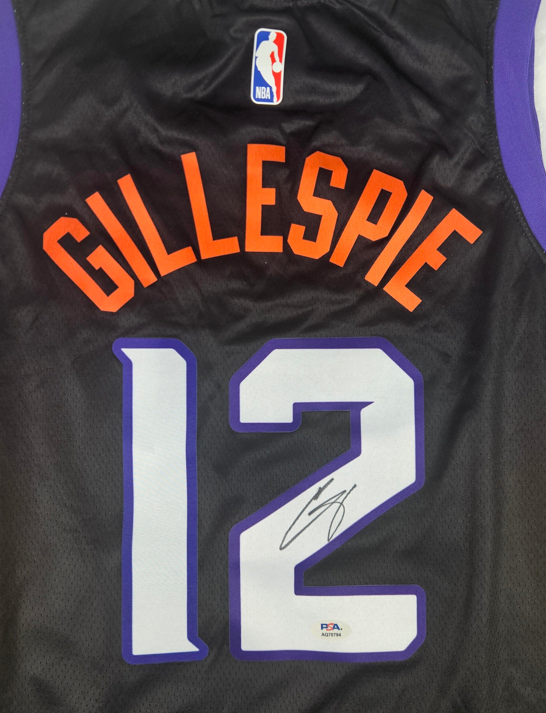 Collin Gillespie Signed Autographed Phoenix Suns Black Jersey PSA Certified