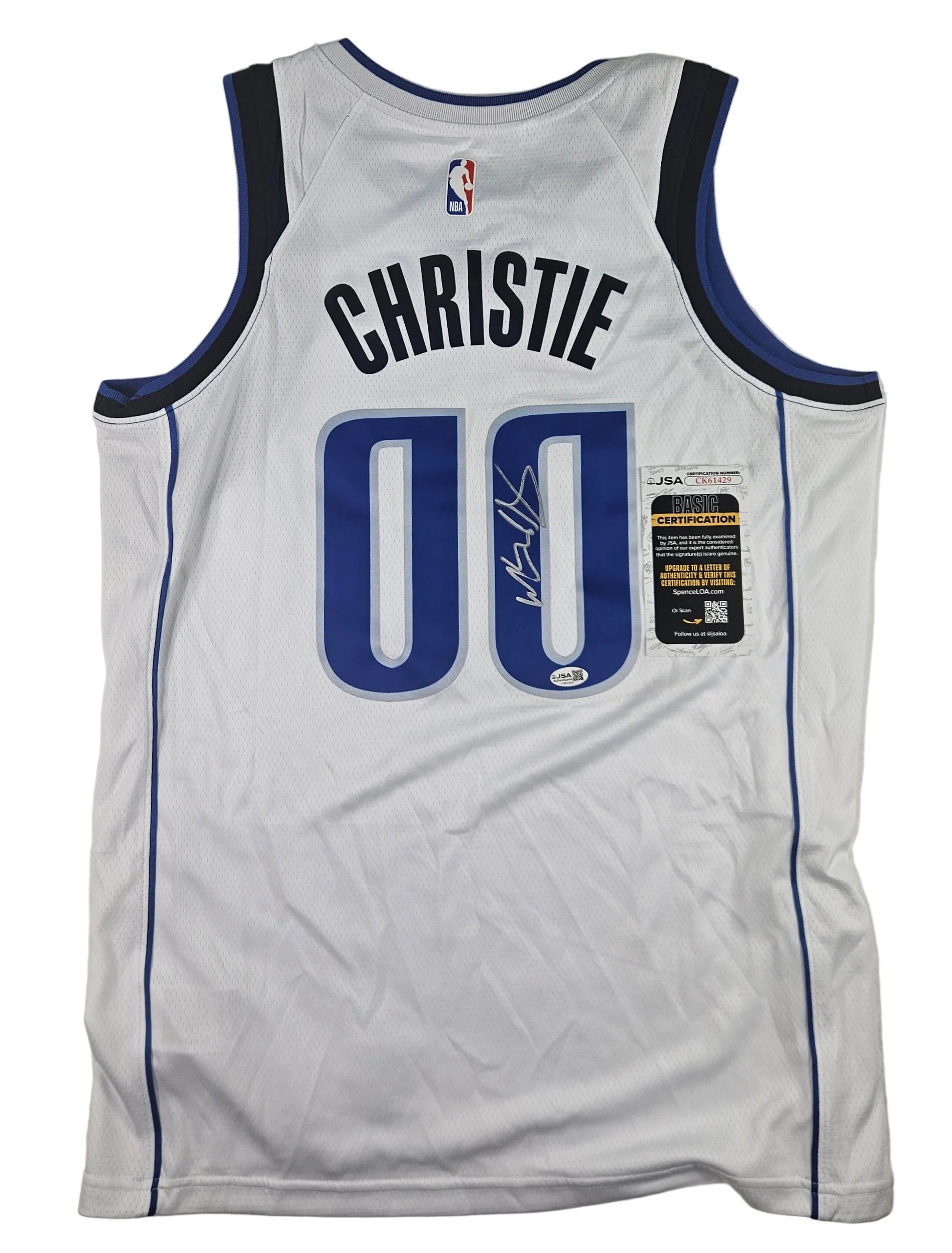 Max Christie Signed Autographed Dallas Mavericks Jersey JSA COA