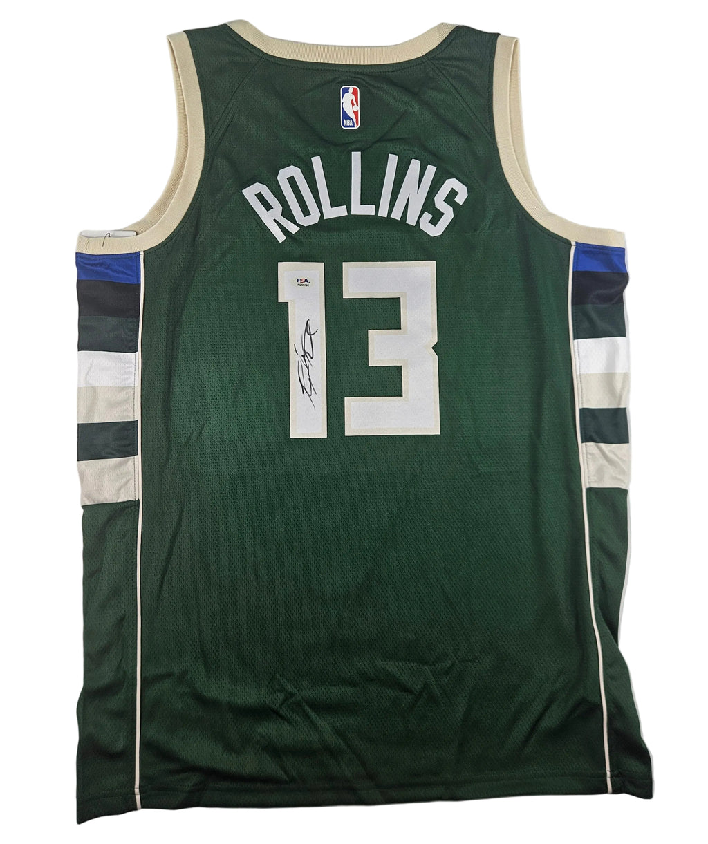 Ryan Rollins Signed Autographed Milwaukee Bucks Jersey PSA Certified
