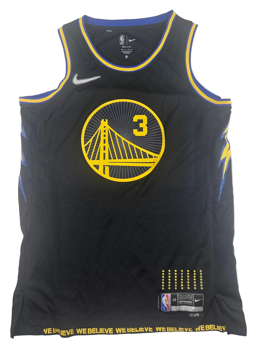 Jordan Poole Signed Autographed Golden State Warriors Jersey JSA COA