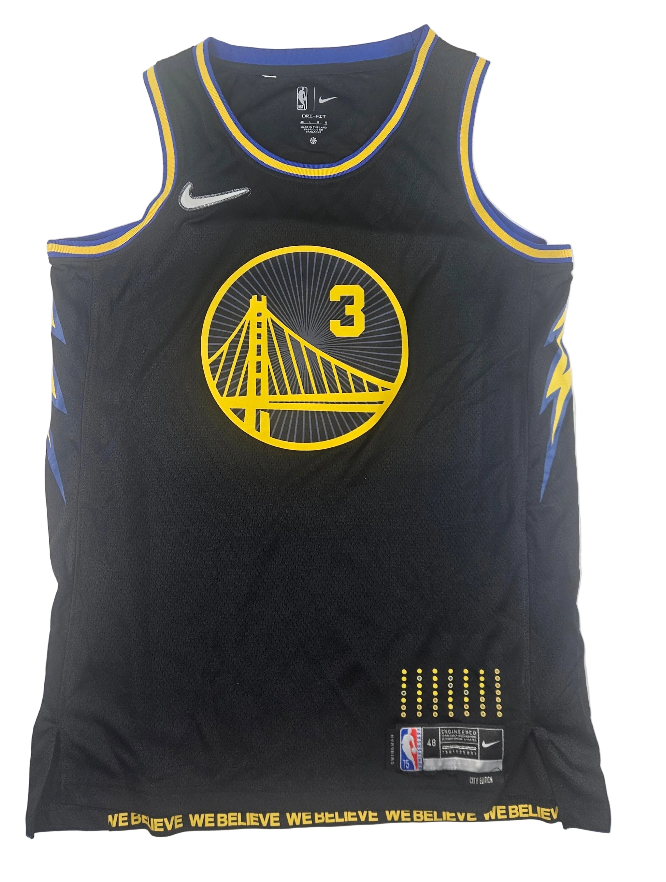 Jordan Poole Signed Autographed Golden State Warriors Jersey JSA COA