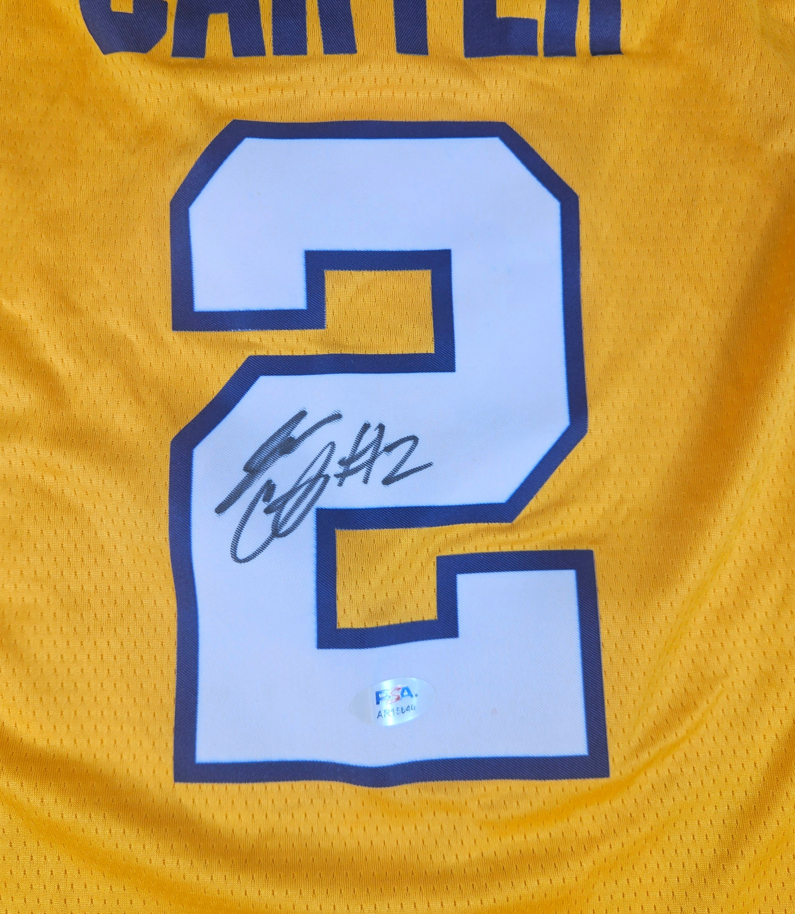 Jevon Carter Signed Autographed West Virginia Mountaineers Jersey PSA Certified