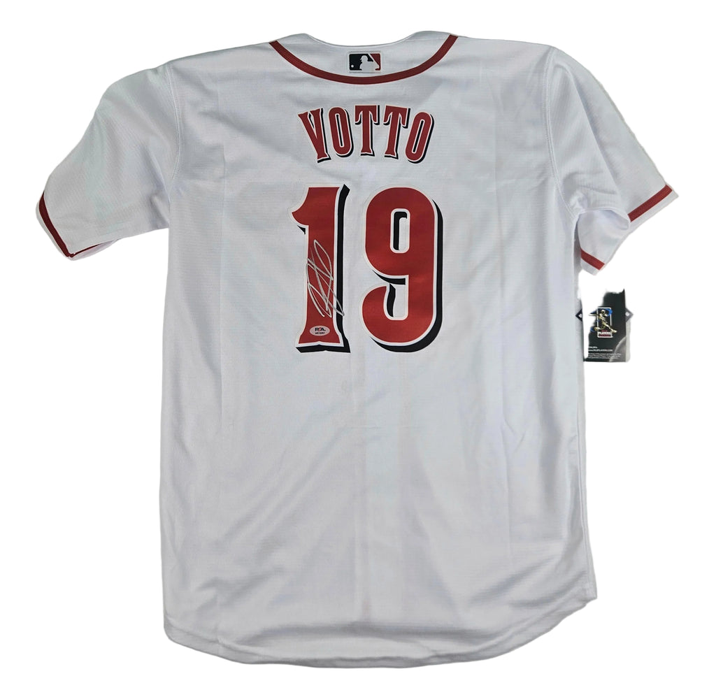 Joey Votto Cincinnati Reds Signed Autographed Jersey PSA Certified