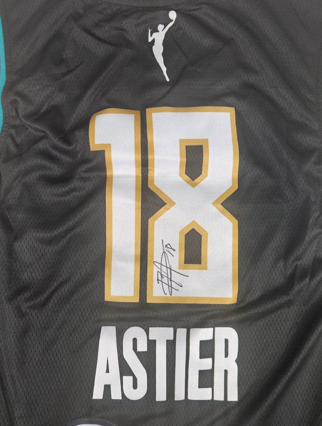 Pauline Astier Signed Autographed New York Liberty Wnba Jersey
