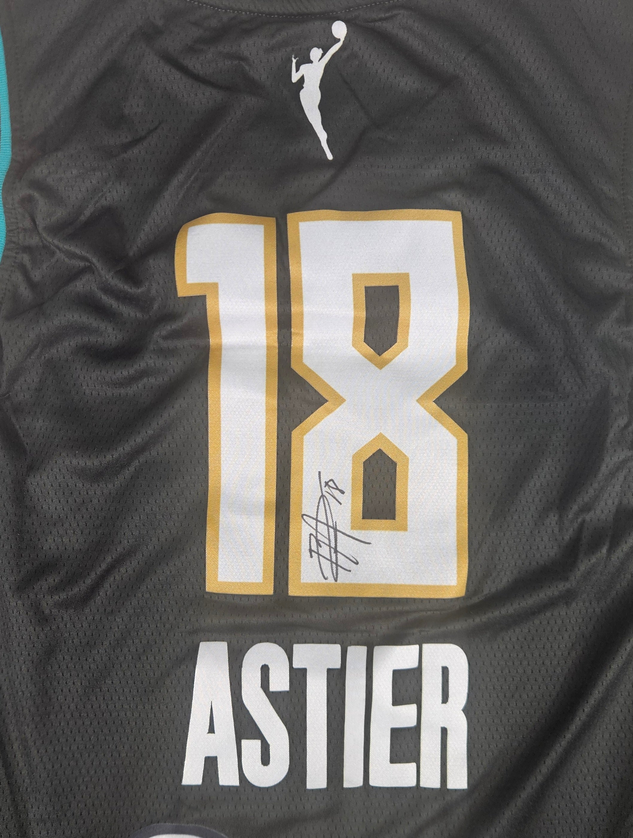 Pauline Astier Signed Autographed New York Liberty Wnba Jersey