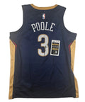 Jordan Poole Signed Autographed New Orleans Pelicans Blue Jersey JSA COA