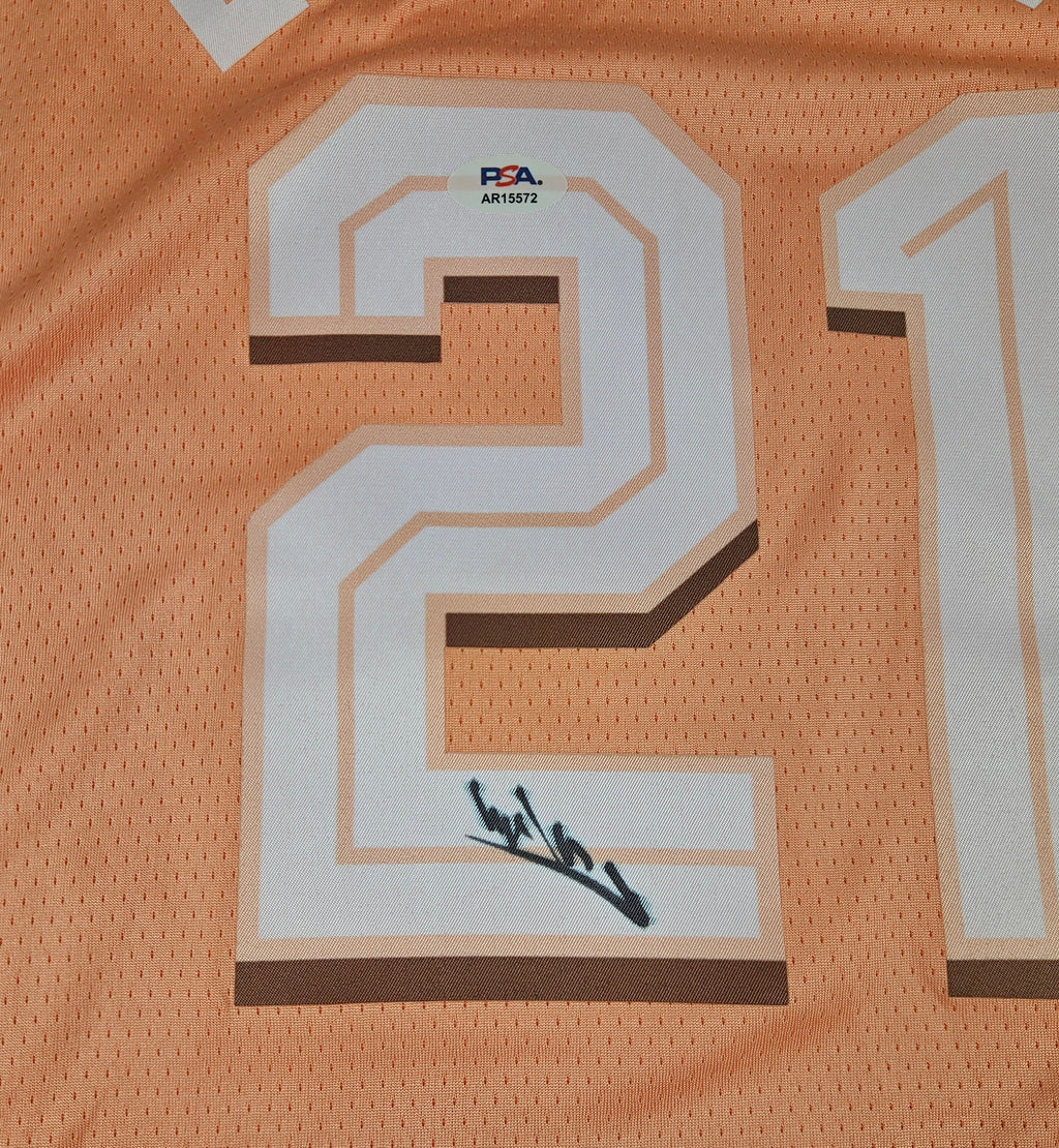 Tristan Enaruna Signed Autographed Cleveland Cavaliers Orange Jersey PSA Certified