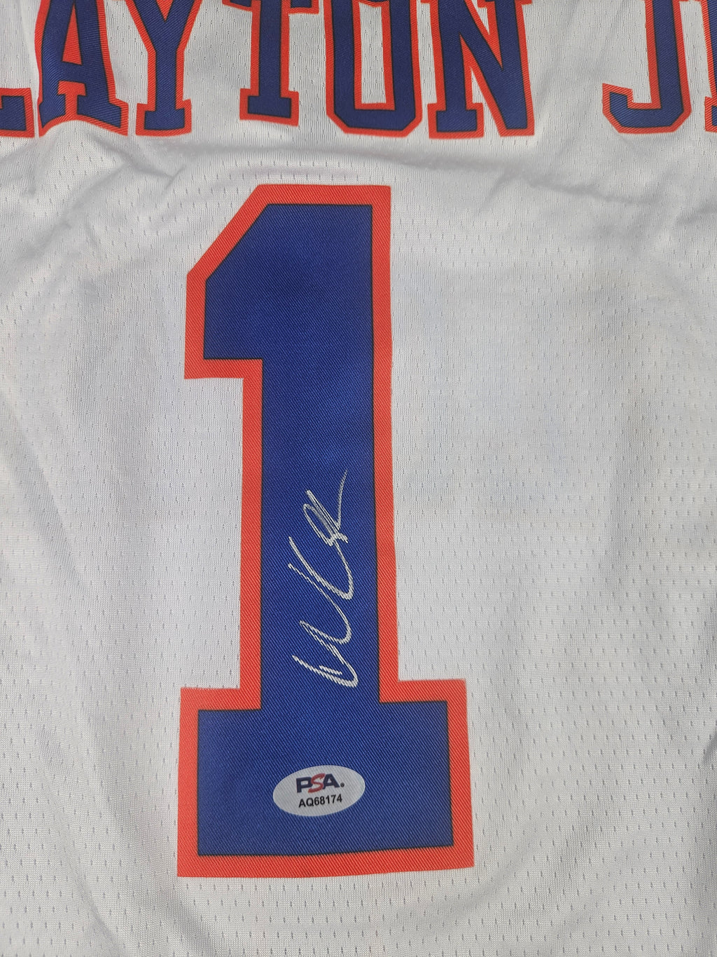 Walter Clayton Jr. Signed Autographed Florida Gators Jersey PSA Certified
