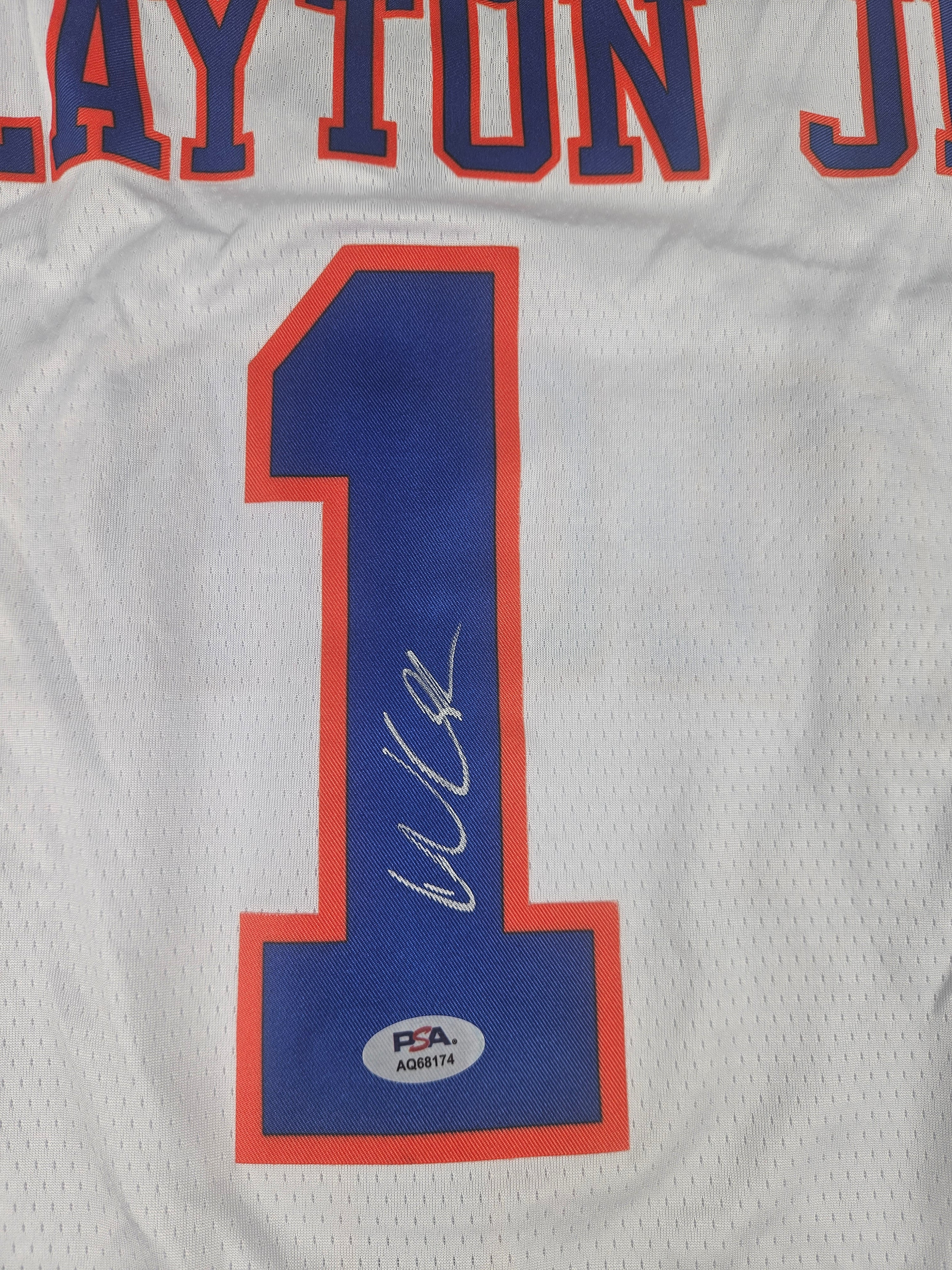 Walter Clayton Jr. Signed Autographed Florida Gators Jersey PSA Certified