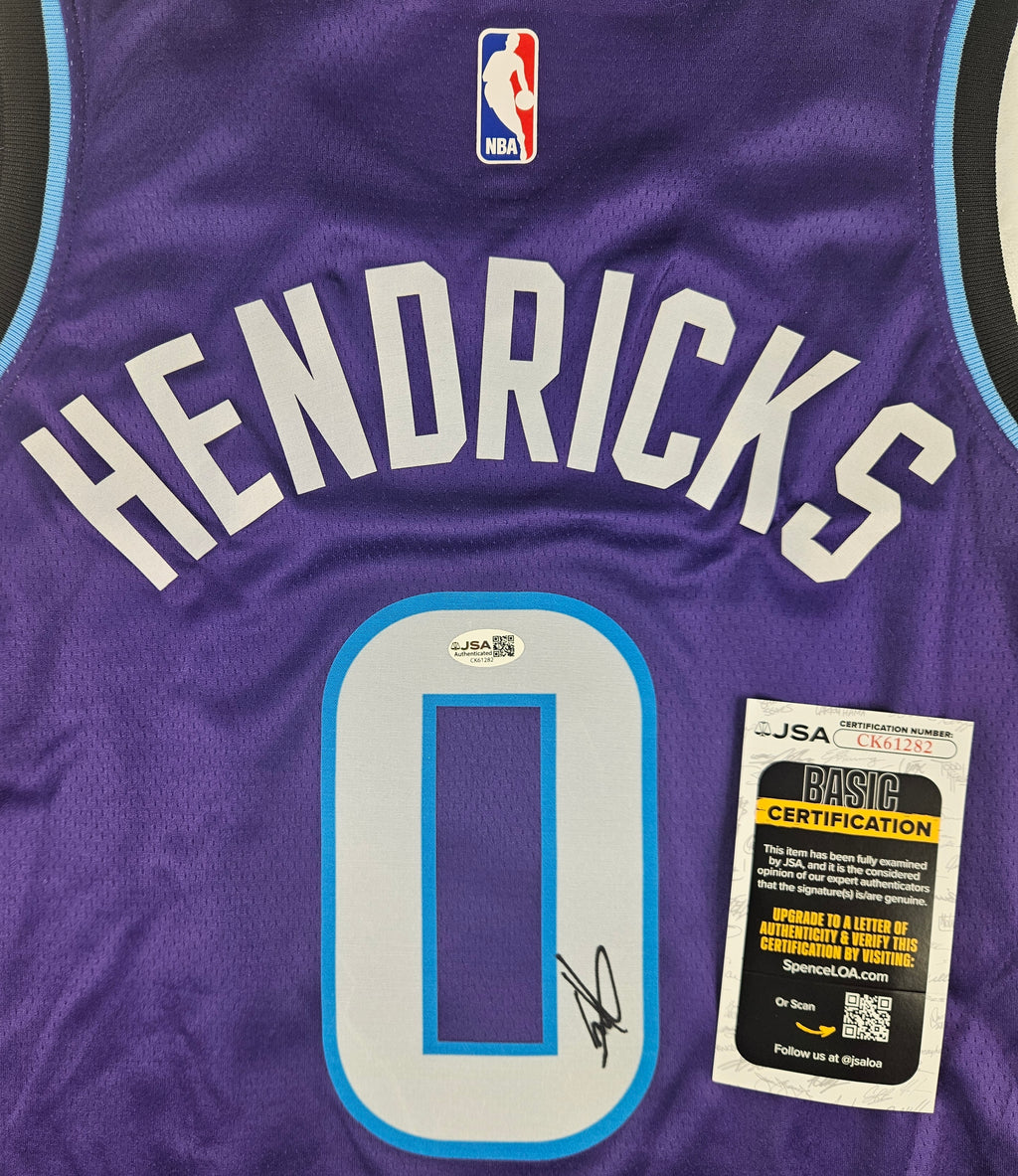 Taylor Hendricks Signed Autographed Utah Jazz Jersey JSA COA