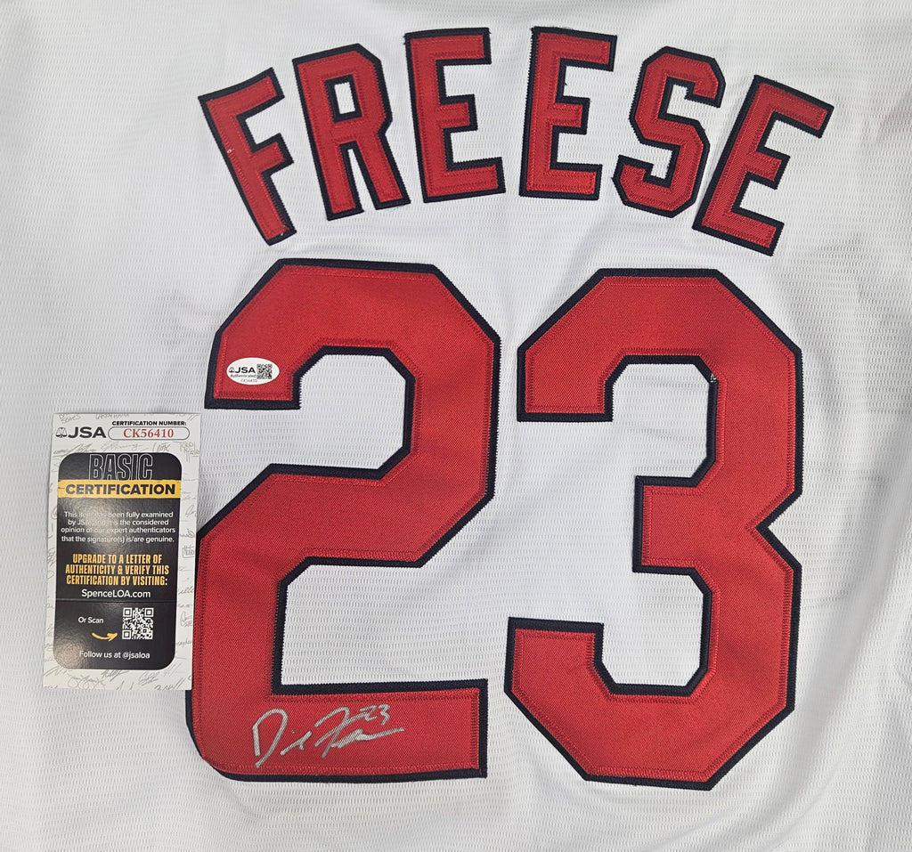 David Freese Signed Autographed St. Louis Cardinals Jersey JSA COA