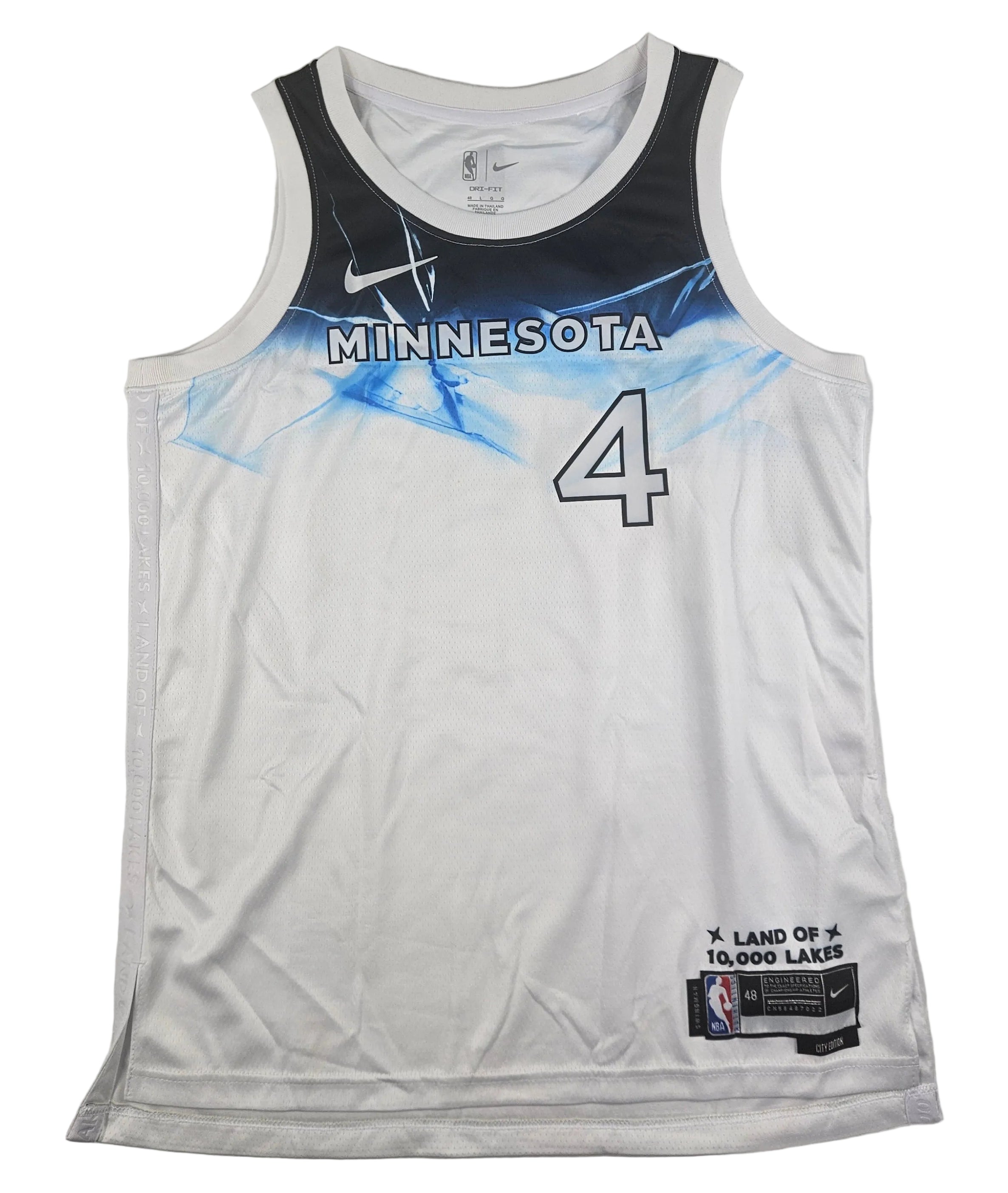 Rob Dillingham Signed Autographed Minnesota Timberwolves Jersey JSA COA