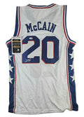 Jared McCain Signed Autographed Philadelphia 76ers Jersey JSA COA