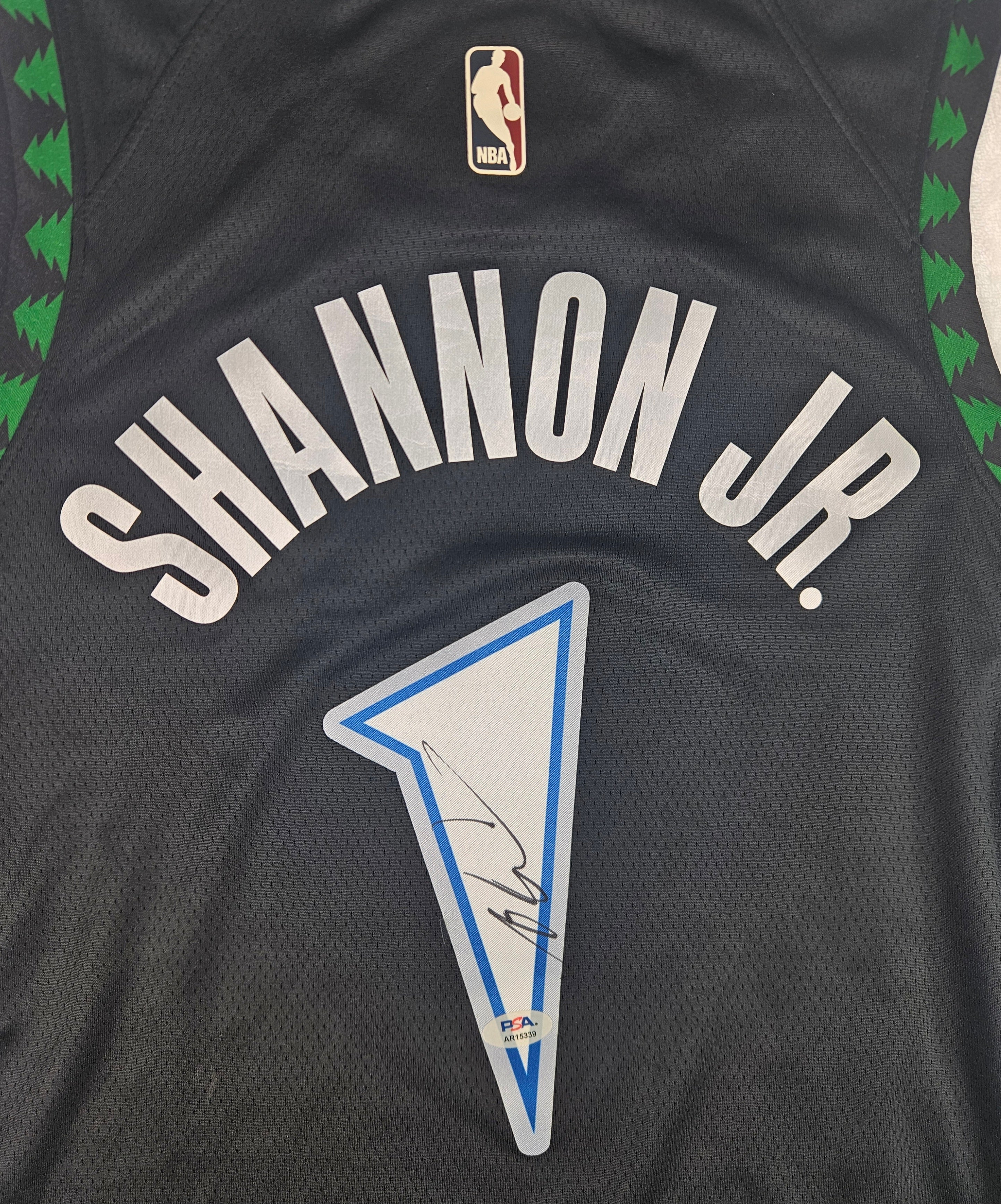 Terrence Shannon Jr Signed Autographed Minnesota Timberwolves Jersey PSA