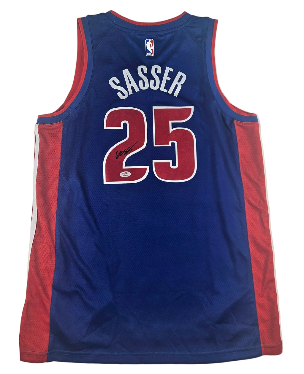 Marcus Sasser Signed Autographed Detroit Pistons Jersey PSA Certified