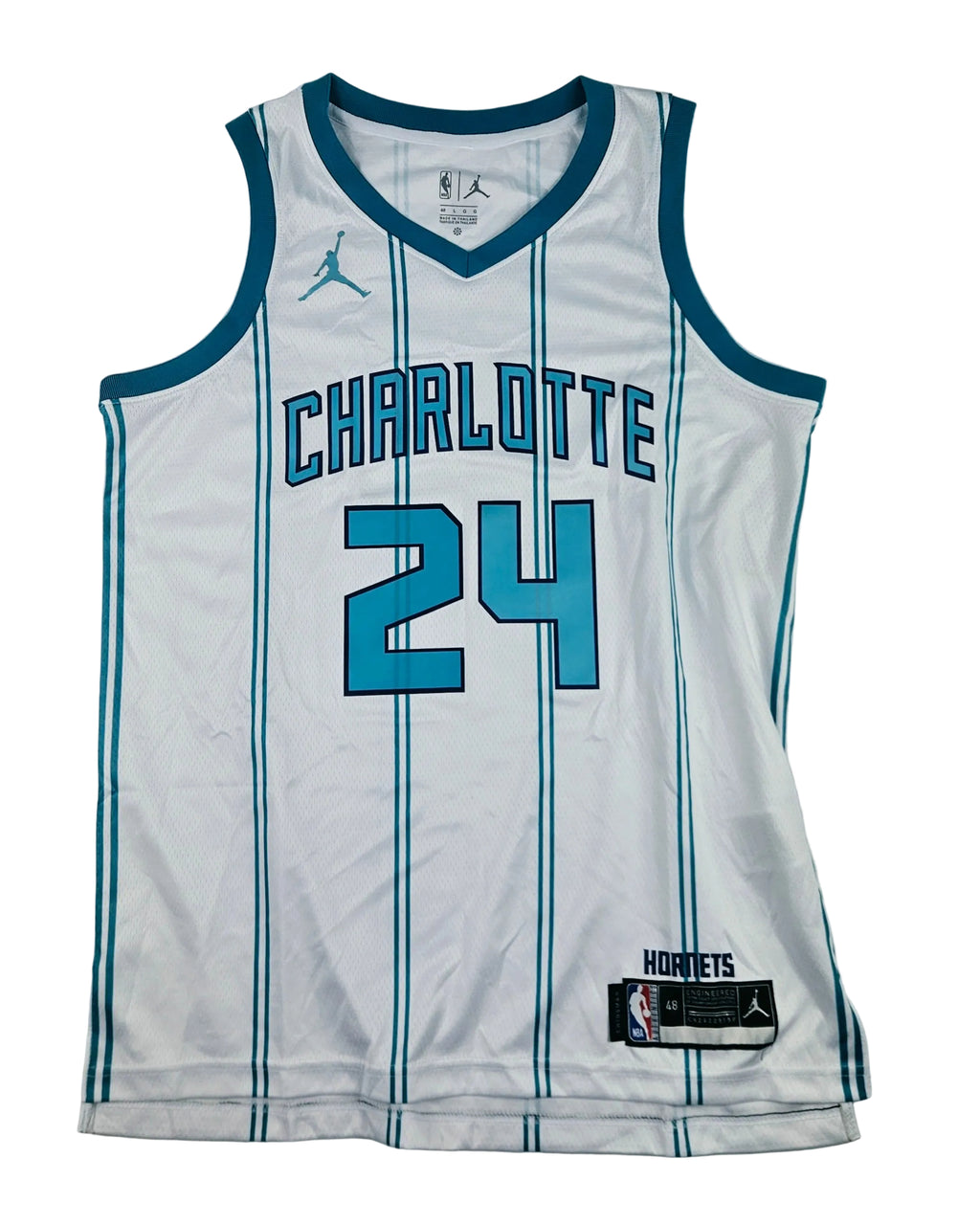Brandon Miller Signed Autographed Charlotte Hornets Jersey JSA COA