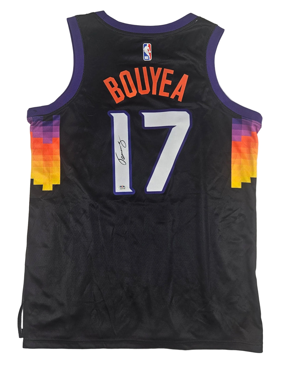 Jamaree Bouyea Signed Autographed Phoenix Suns Jersey PSA Certified