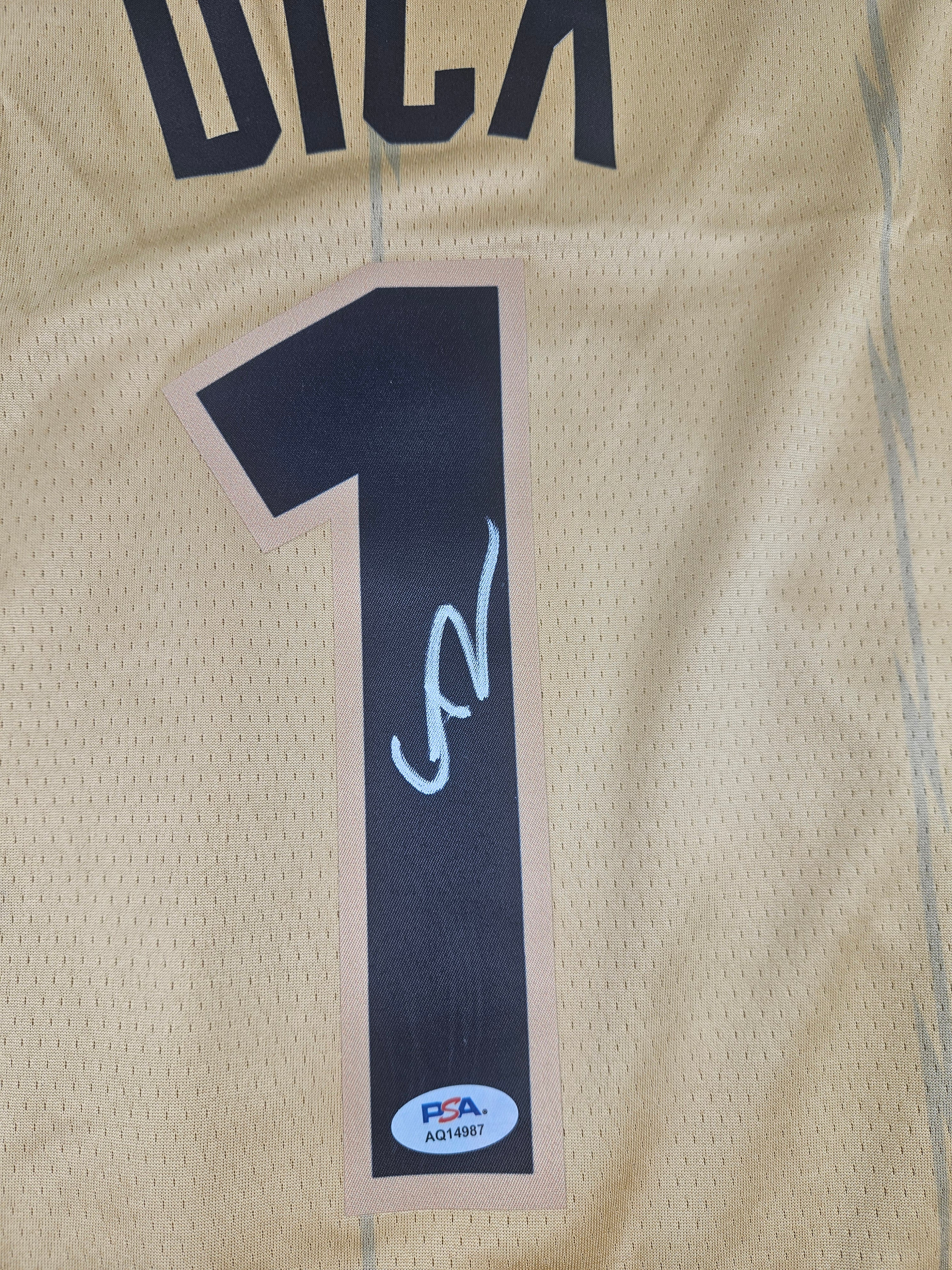Gradey Dick Signed Autographed Toronto Raptors Jersey PSA Certified