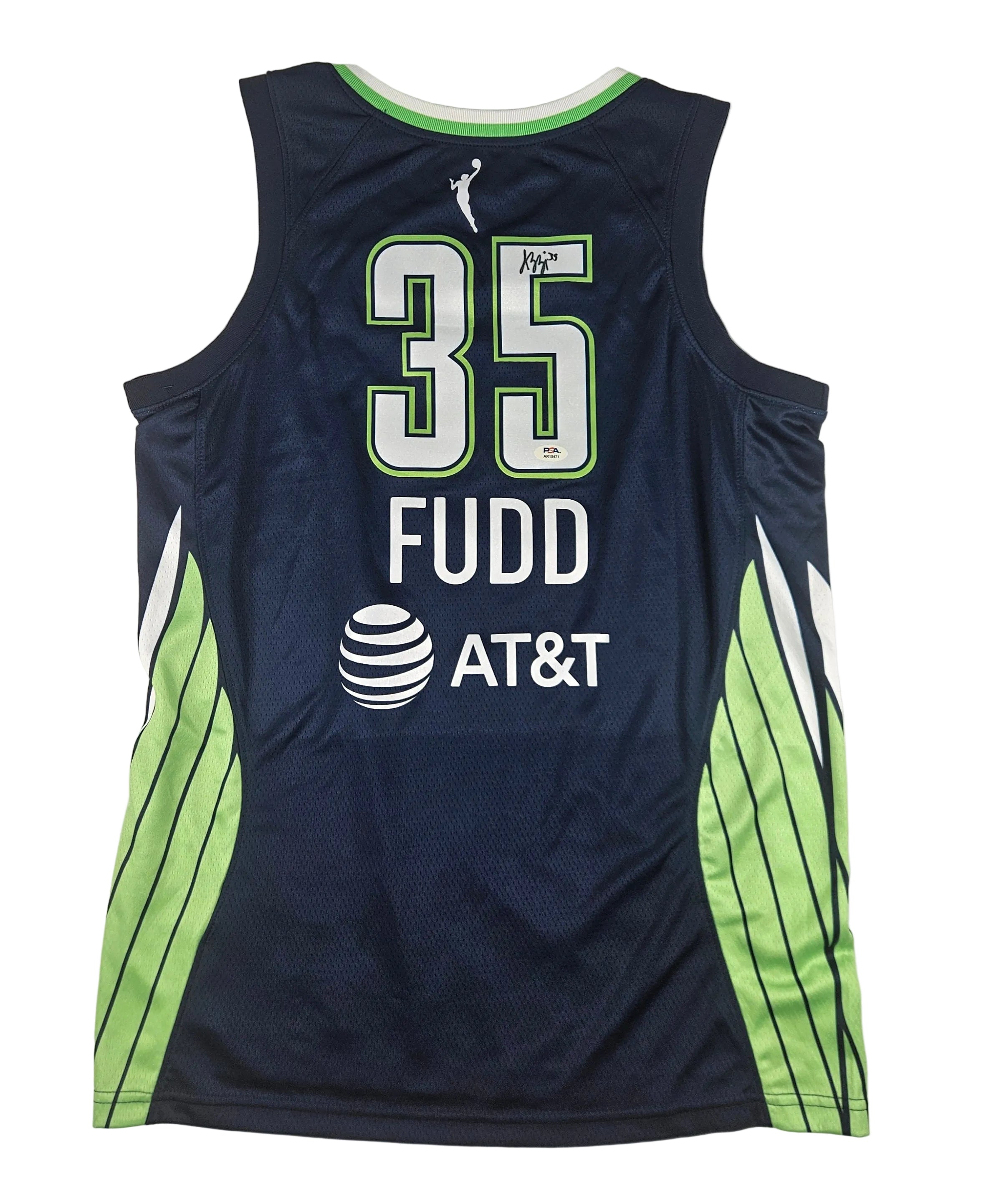 Azzi Fudd Signed Autographed Dallas Wings Jersey PSA Certified