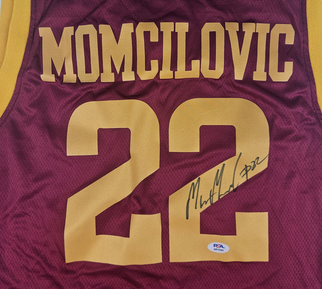Milan Momcilovic Signed Autographed Iowa State Cyclones Jersey PSA Certified