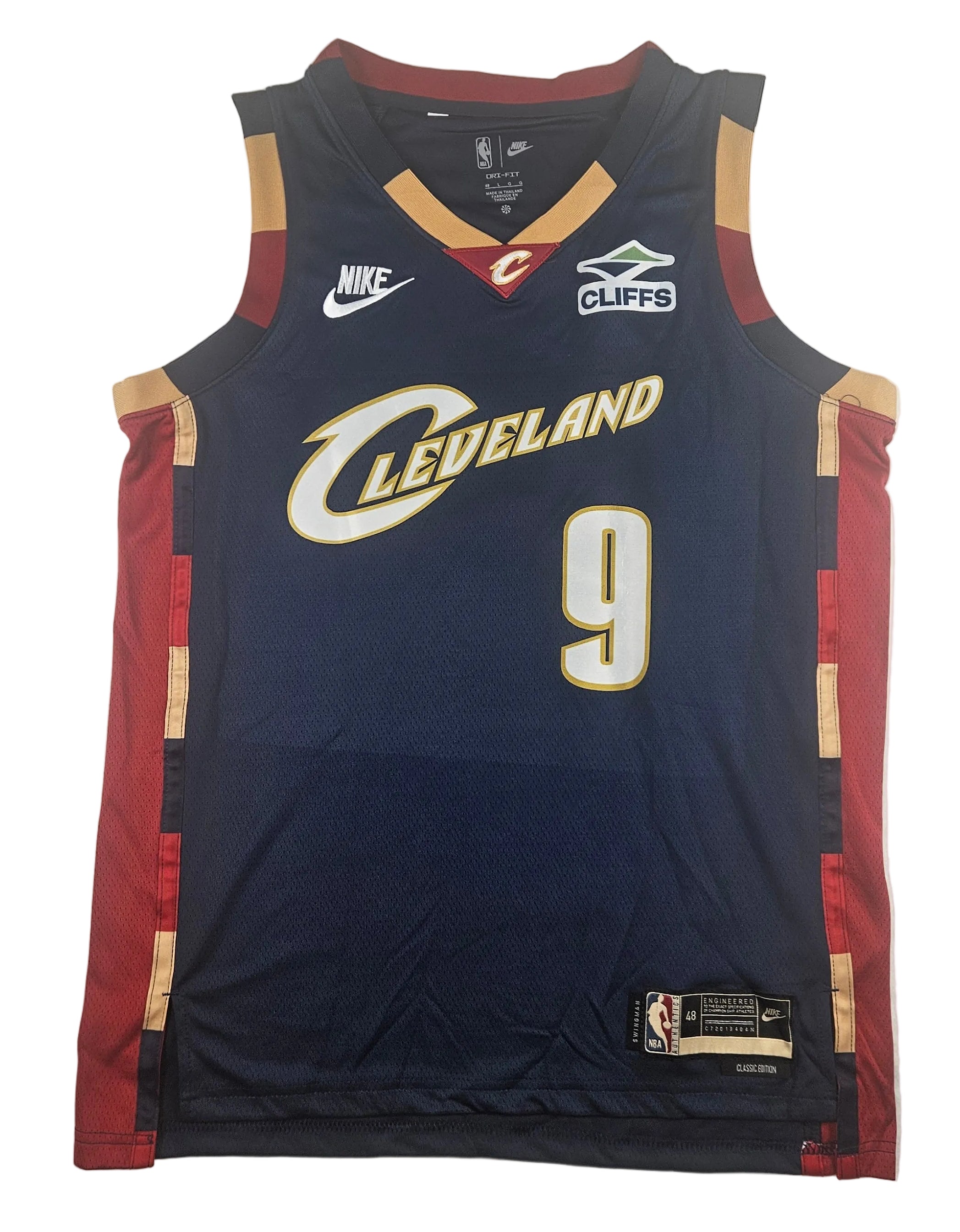 Craig Porter Jr. Signed Autographed Cleveland Cavaliers Blue Jersey JSA COA