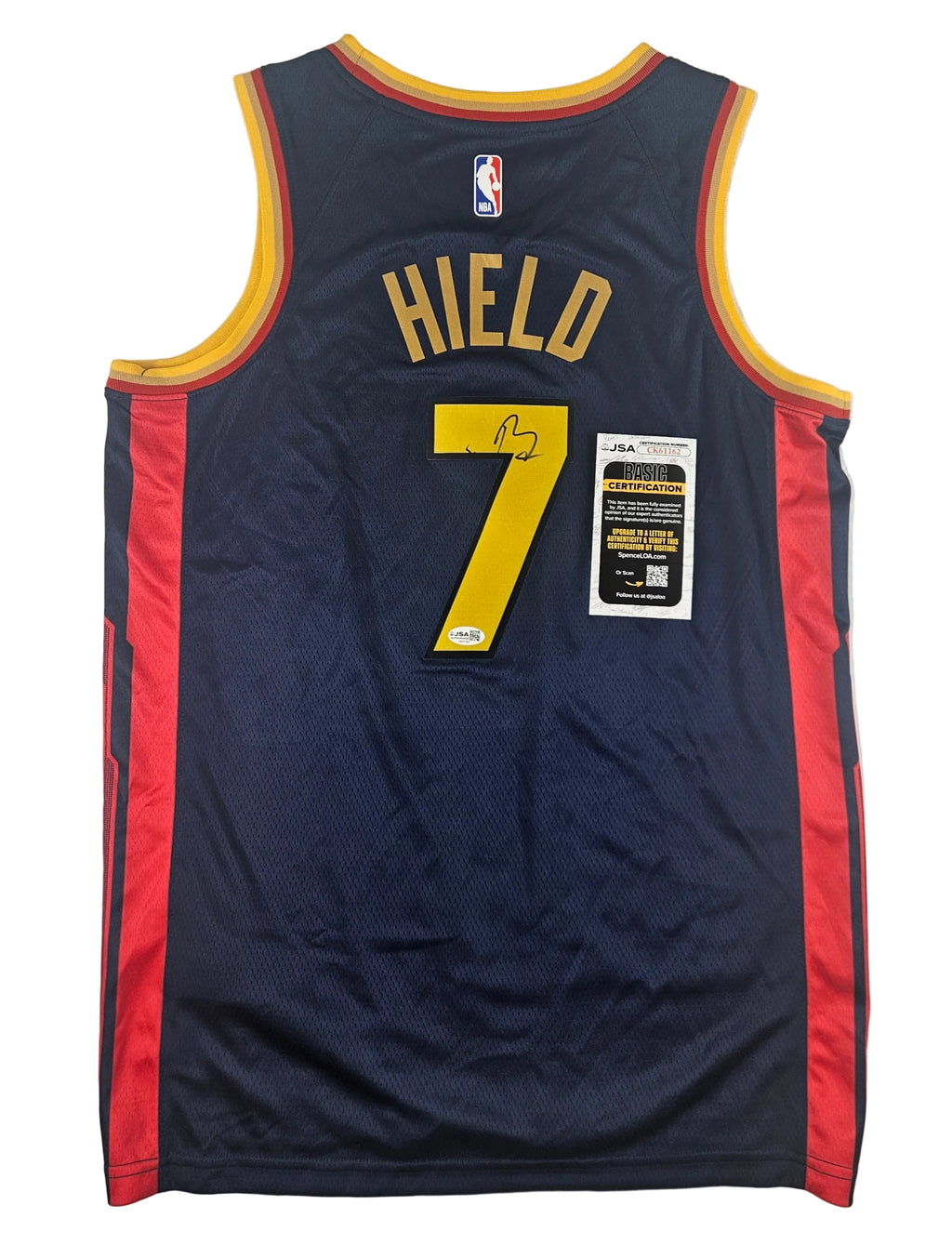 Buddy Hield Signed Autographed Golden State Warriors Jersey JSA COA