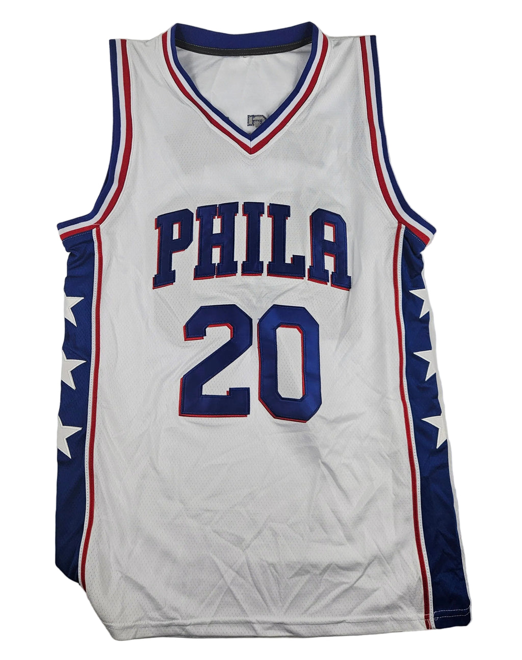 Jared McCain Signed Autographed Philadelphia 76ers Jersey JSA COA