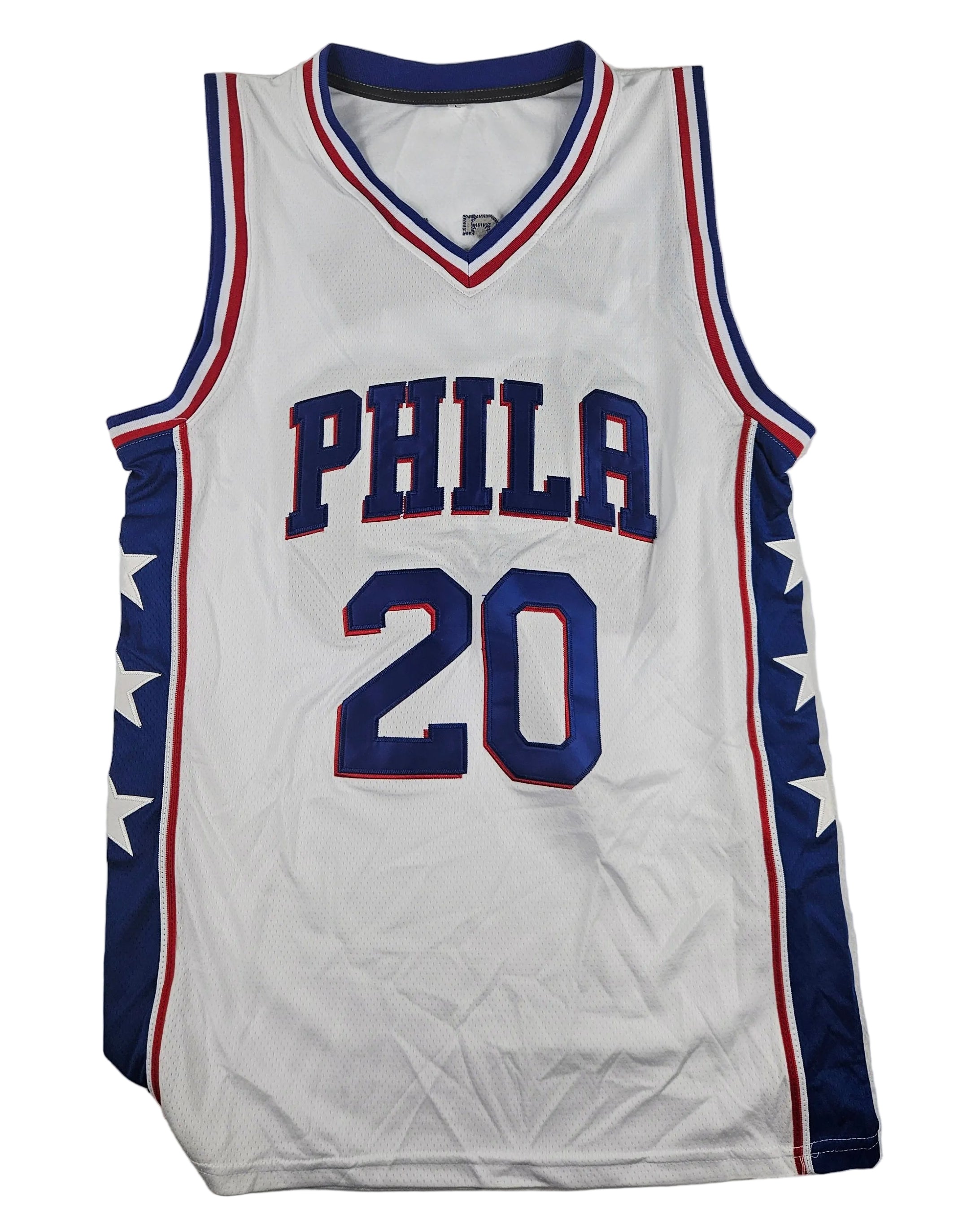 Jared McCain Signed Autographed Philadelphia 76ers Jersey JSA COA