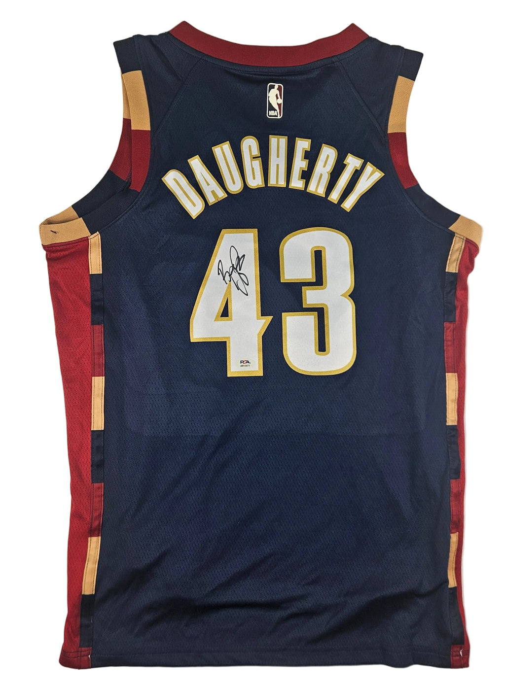 Brad Daugherty Signed Autographed Cleveland Cavaliers Jersey PSA Certified