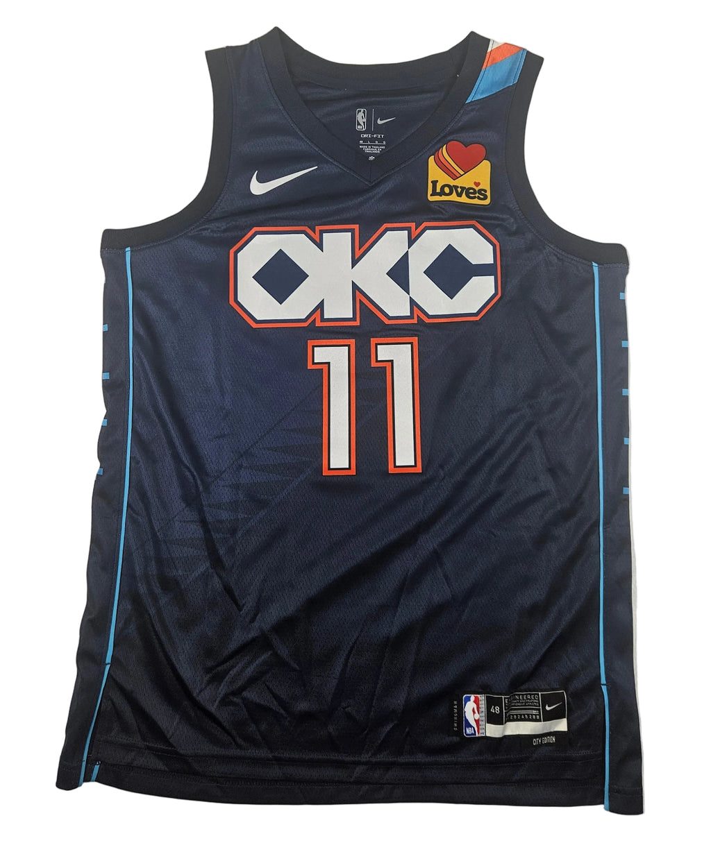 Isaiah Joe Signed Autographed Oklahoma City Thunder Jersey PSA Certified