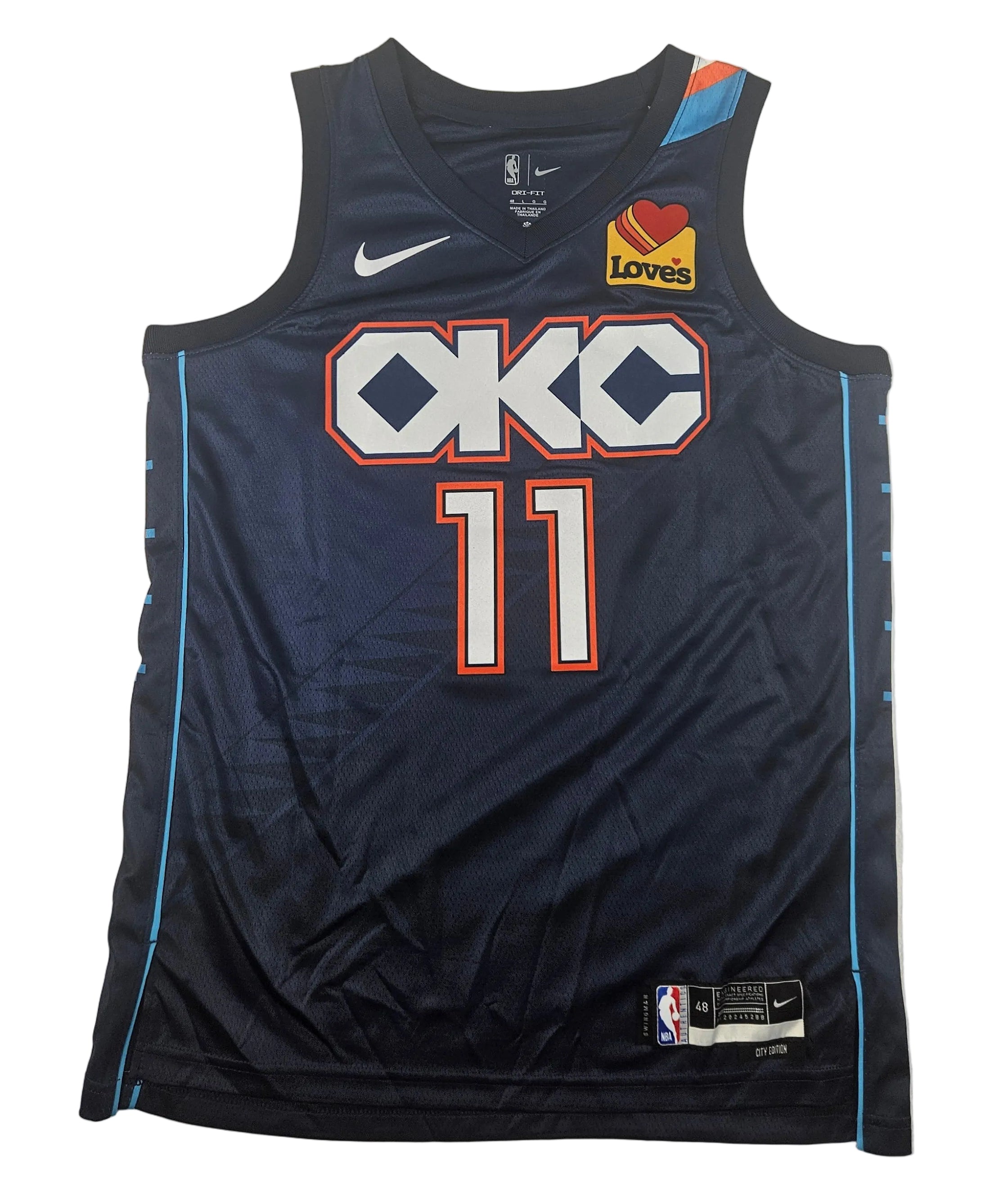 Isaiah Joe Signed Autographed Oklahoma City Thunder Jersey PSA Certified