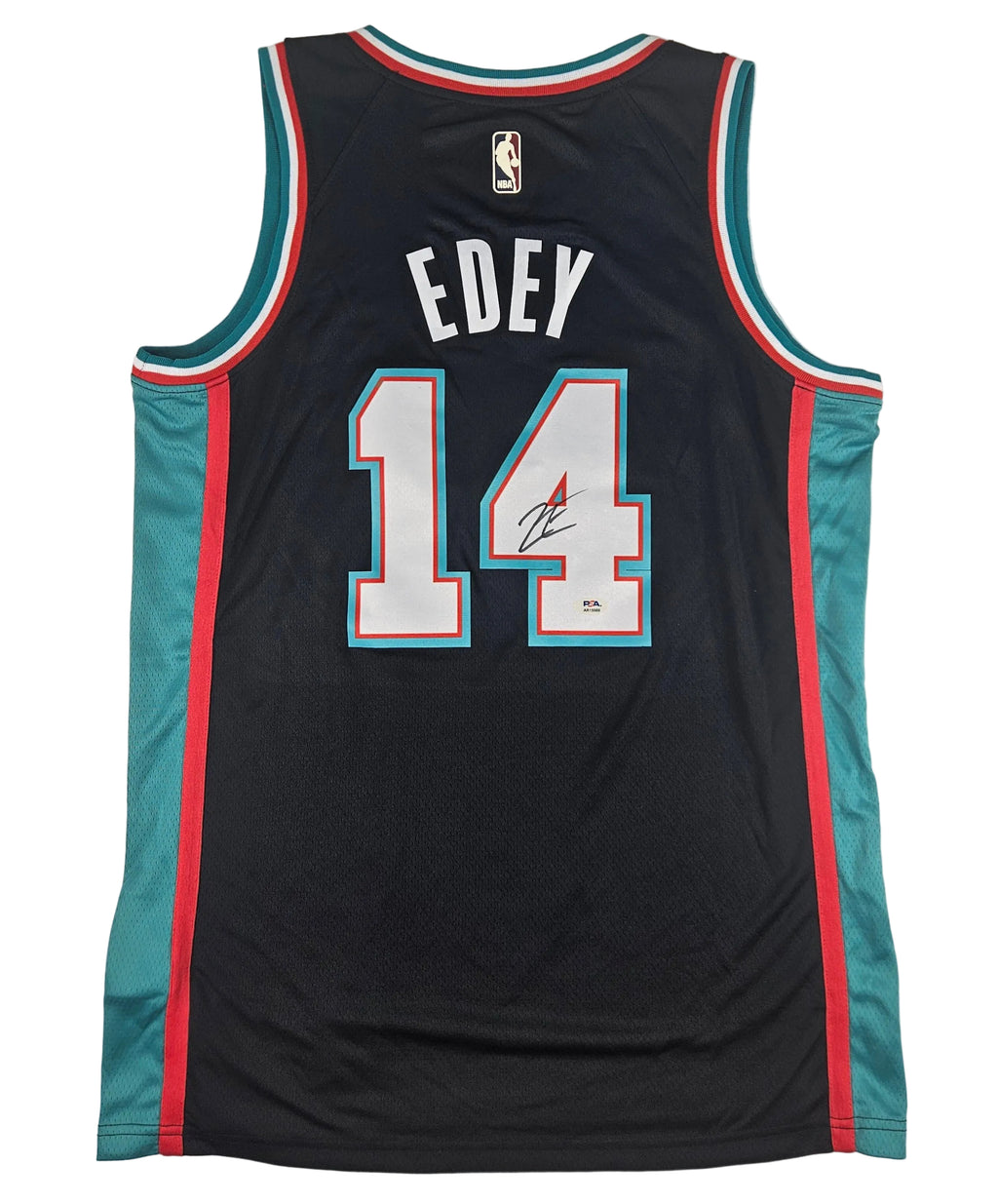 Zach Edey Signed Autographed Memphis Grizzlies Black Jersey PSA Certified