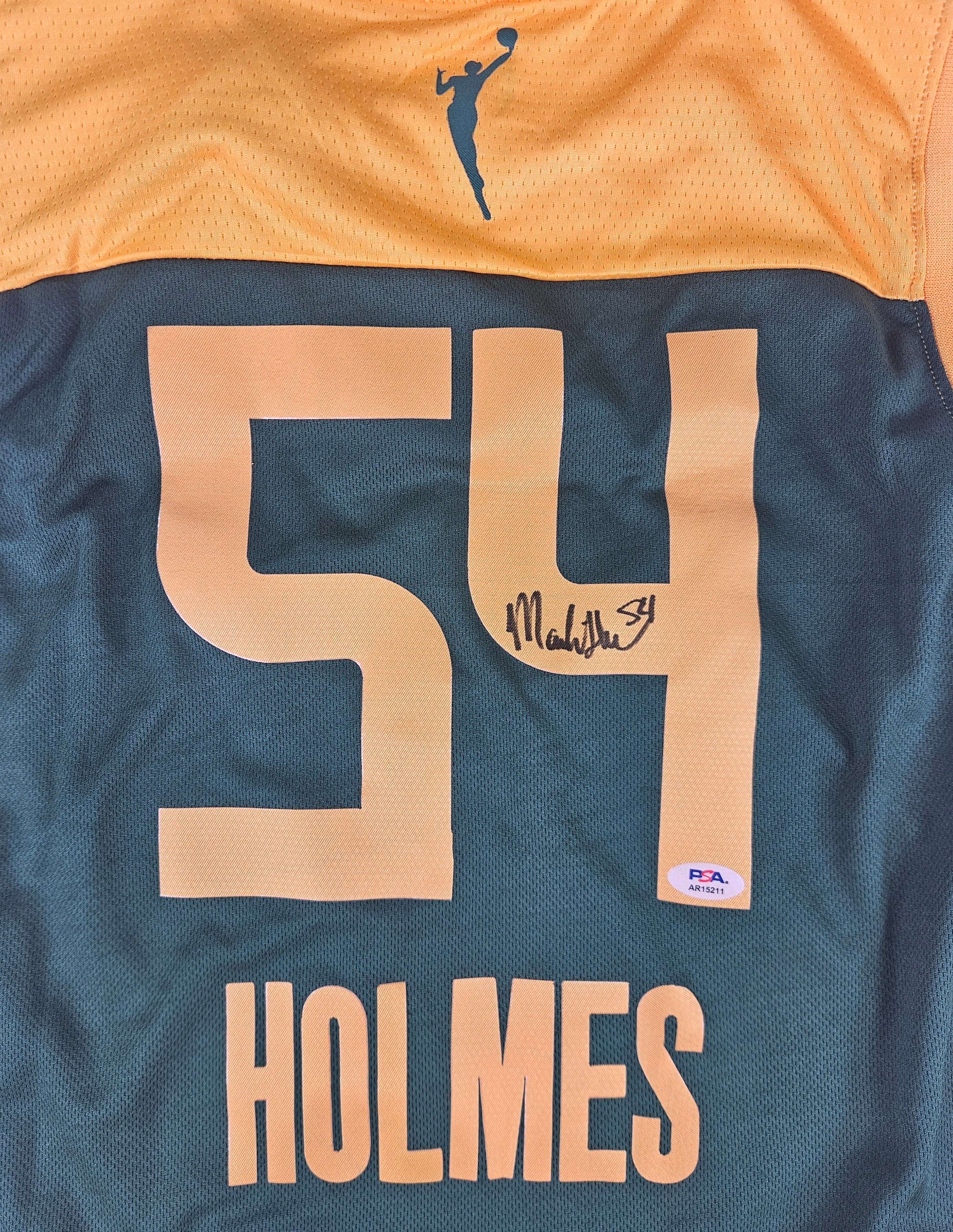 Mackenzie Holmes Signed Autographed Seattle Storm Jersey PSA Certified
