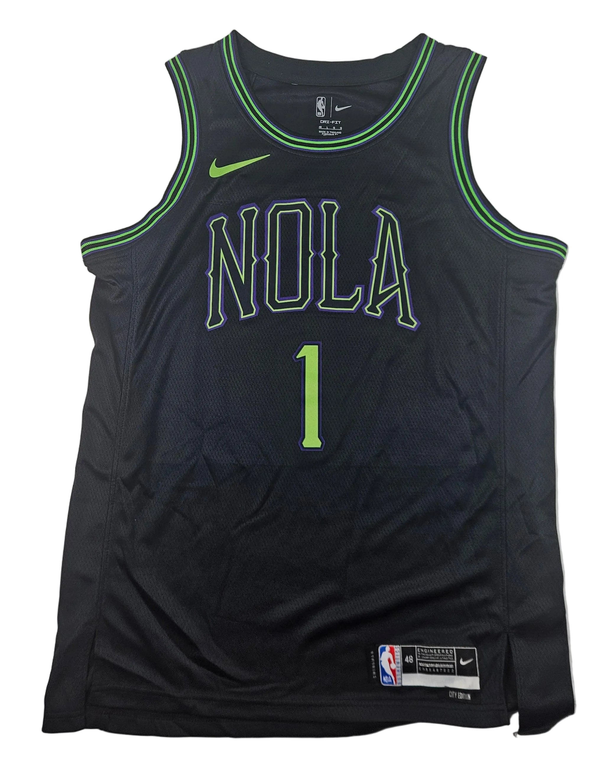 Zion Williamson Signed Autographed New Orleans Pelicans Jersey JSA COA