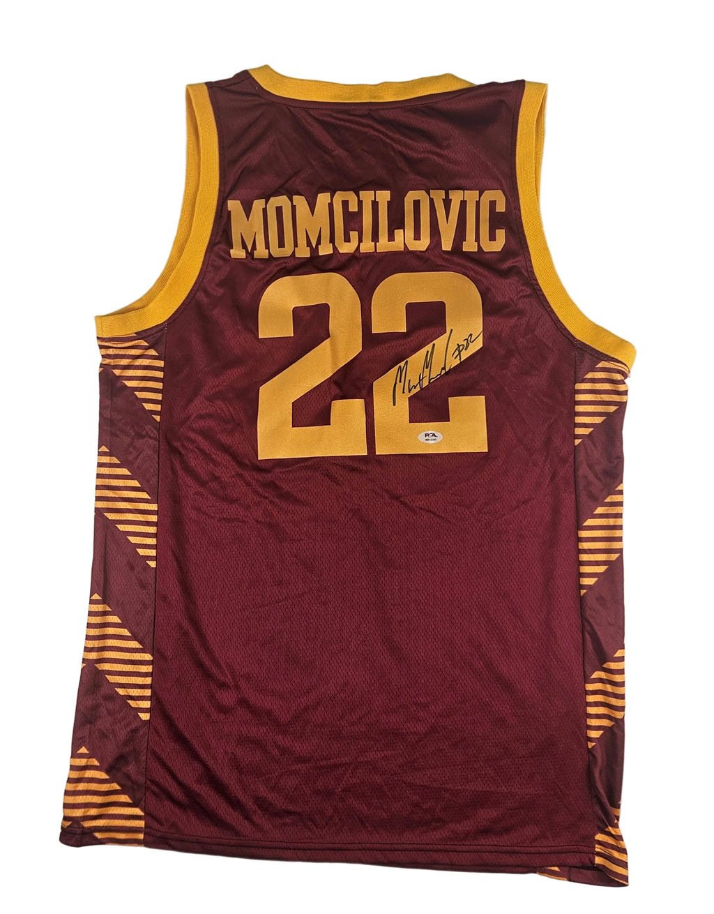 Milan Momcilovic Signed Autographed Iowa State Cyclones Jersey PSA Certified